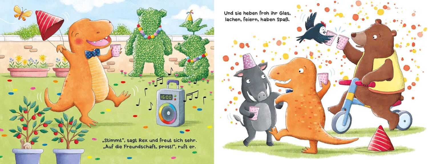 Bild: 9783734816277 | Morgens früh um sechs gähnt der kleine Rex | Nicola Anker | Buch