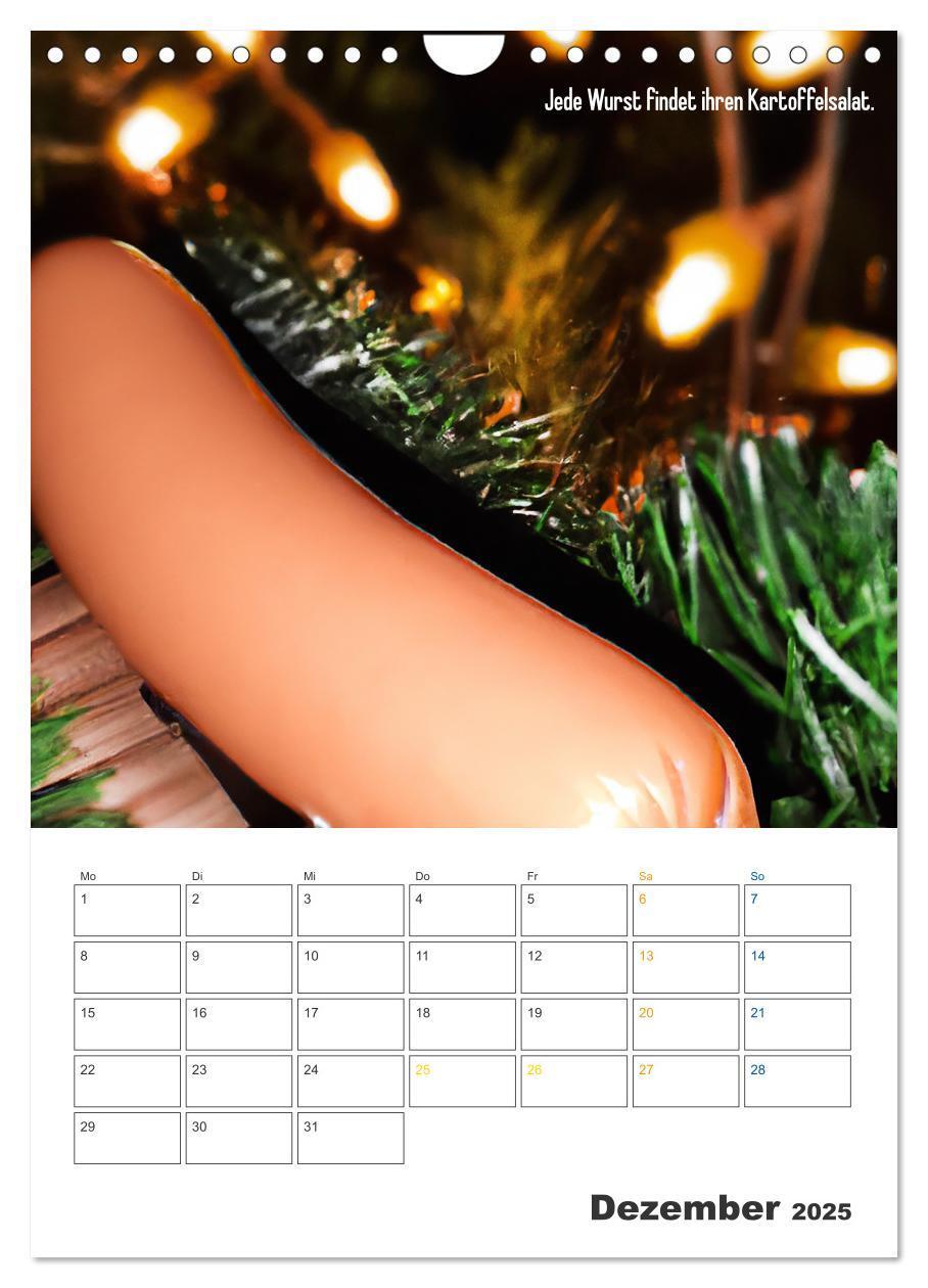 Bild: 9783435885817 | Ist mir Wurst Kalender (Wandkalender 2025 DIN A4 hoch), CALVENDO...