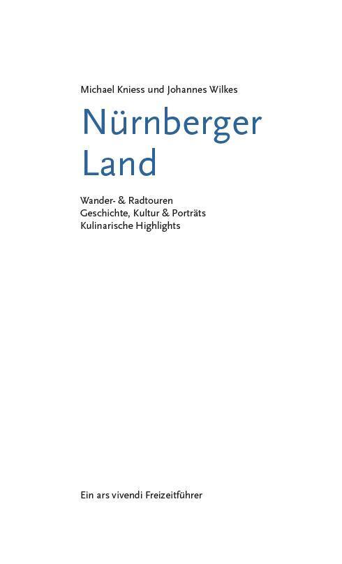 Bild: 9783747201213 | Nürnberger Land | Johannes Wilkes (u. a.) | Taschenbuch | 269 S.