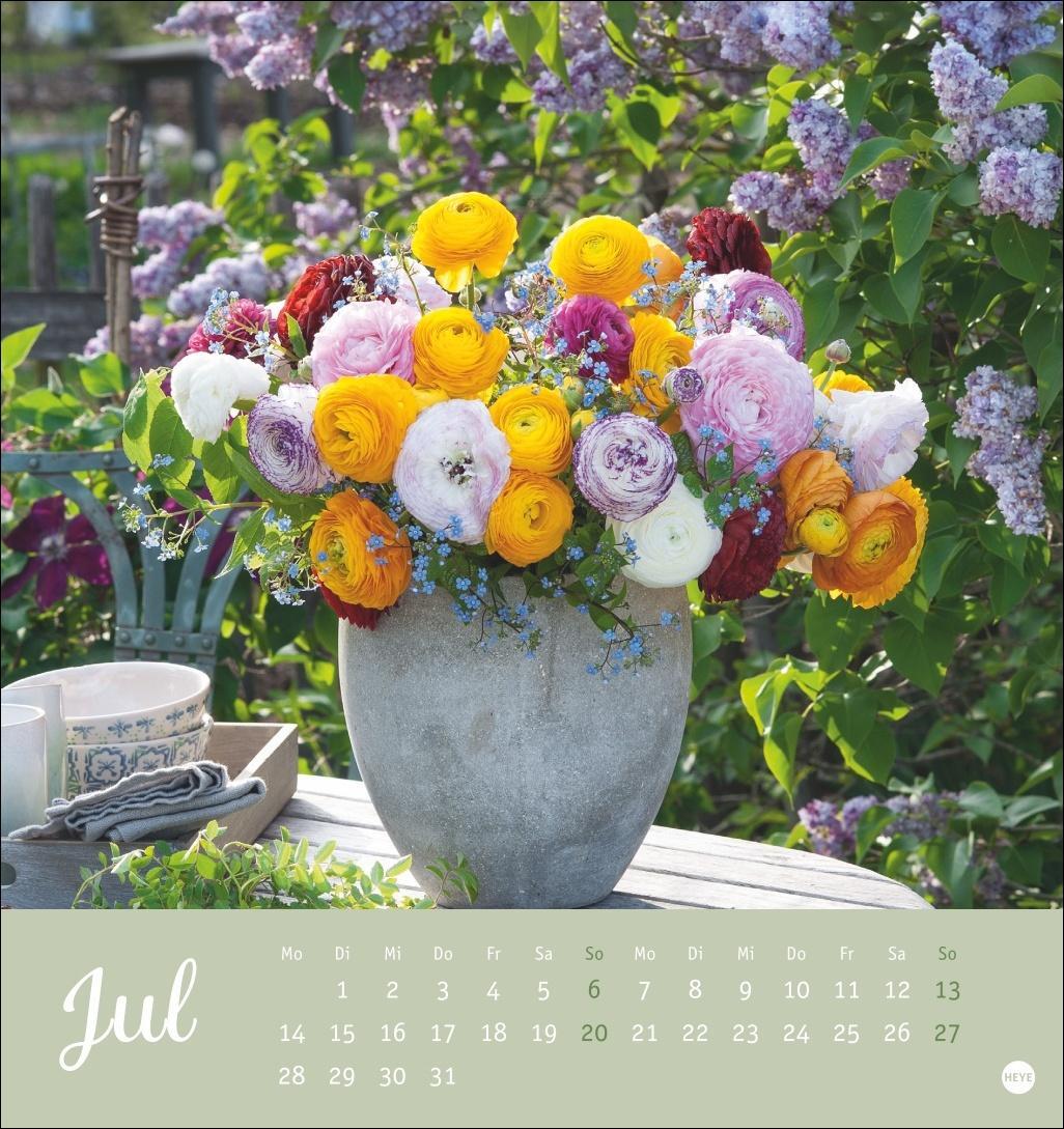 Bild: 9783756406937 | Herzliche Blumengrüße Postkartenkalender 2025 | Heye | Kalender | 2025