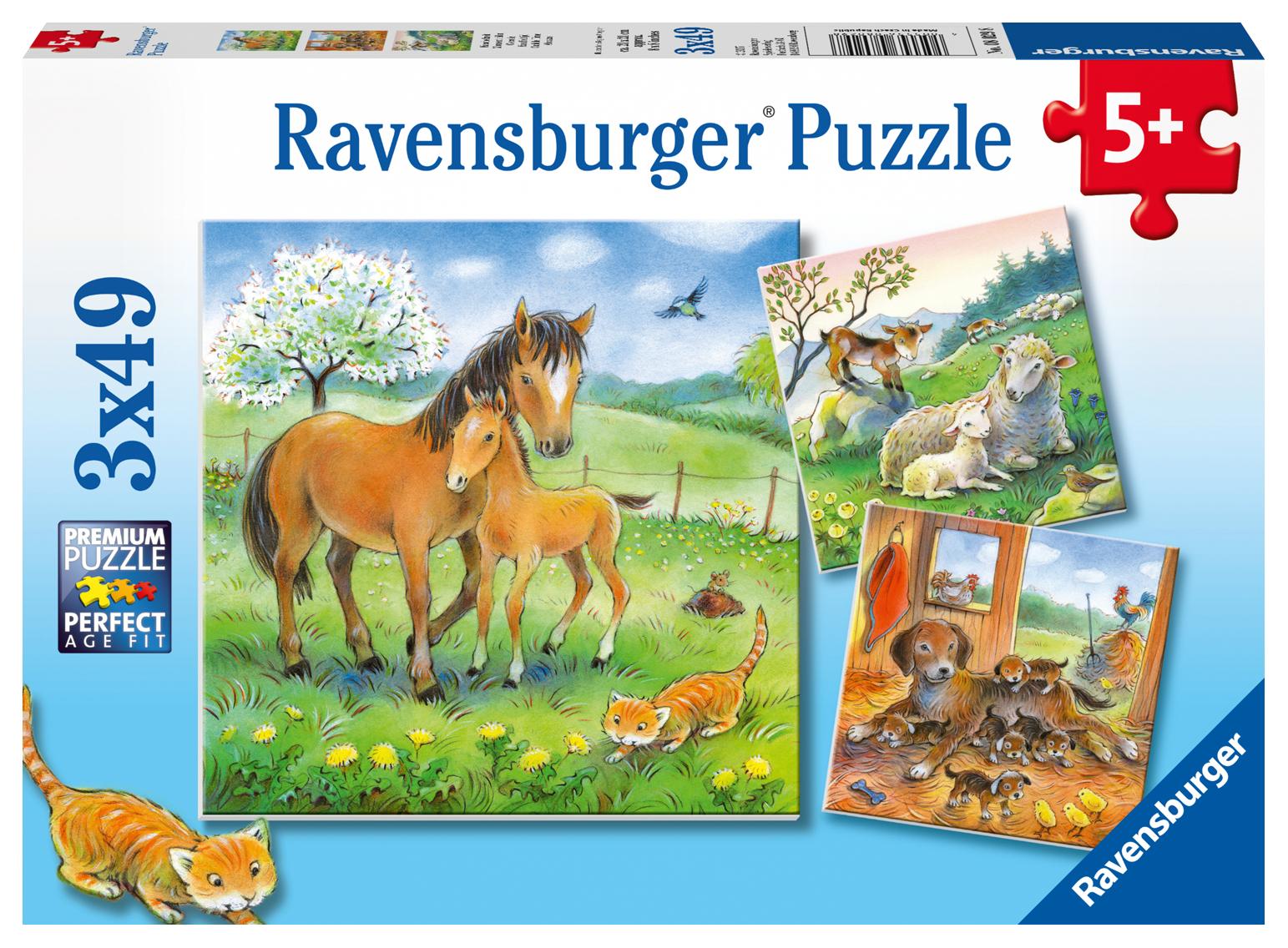 Cover: 4005556080298 | Kuschelzeit. Kinderpuzzle 3 x 49 Teile | Spiel | 08029 | Deutsch