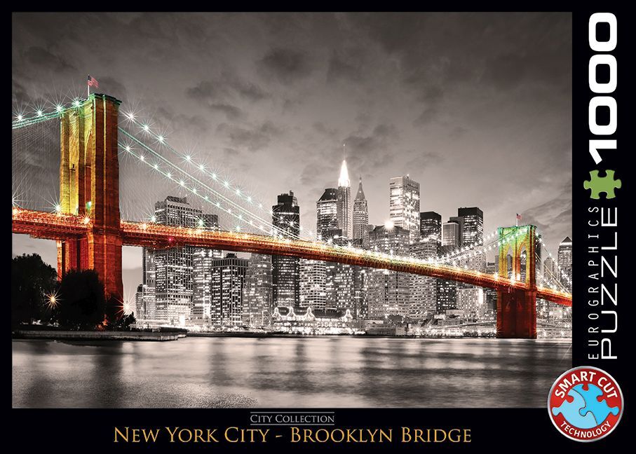 Bild: 628136106627 | New York City Brooklyn Bridge (Puzzle) | Spiel | In Spielebox | 2023