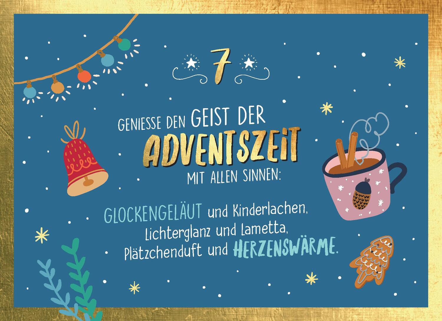 Bild: 9783625192763 | 24 Adventswünsche für dich | Der besondere Adventskalender | Buch