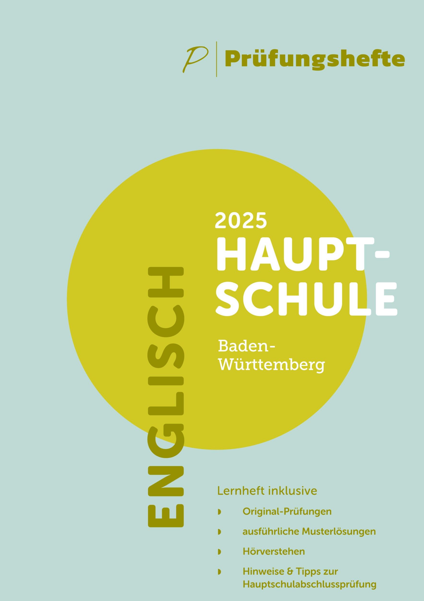 Cover: 9783911046459 | Prüfungsheft - 2025 Englisch Hauptschulabschluss -...