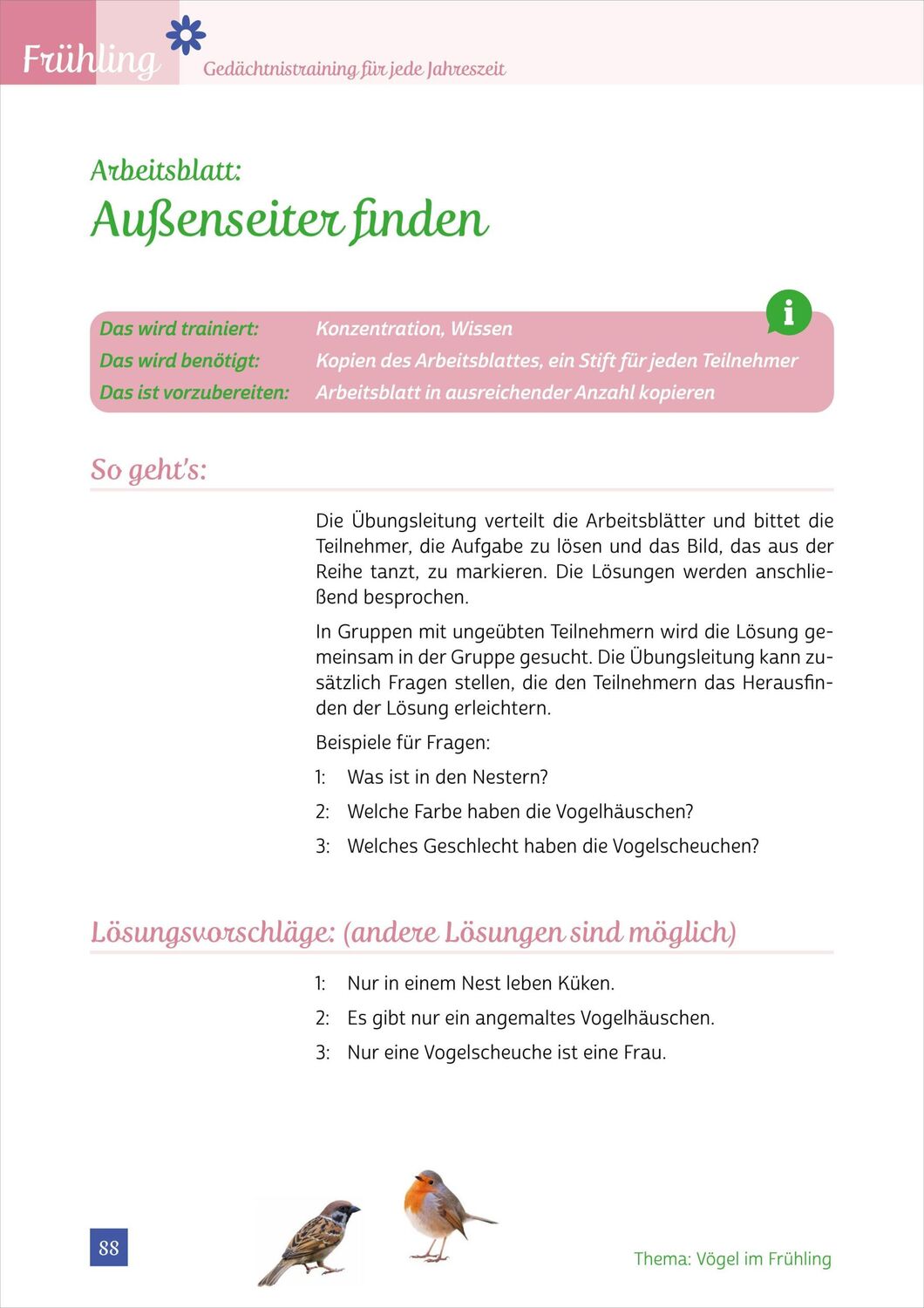 Bild: 9783944360362 | Gedächtnistraining für jede Jahreszeit - Frühling | Natali Mallek