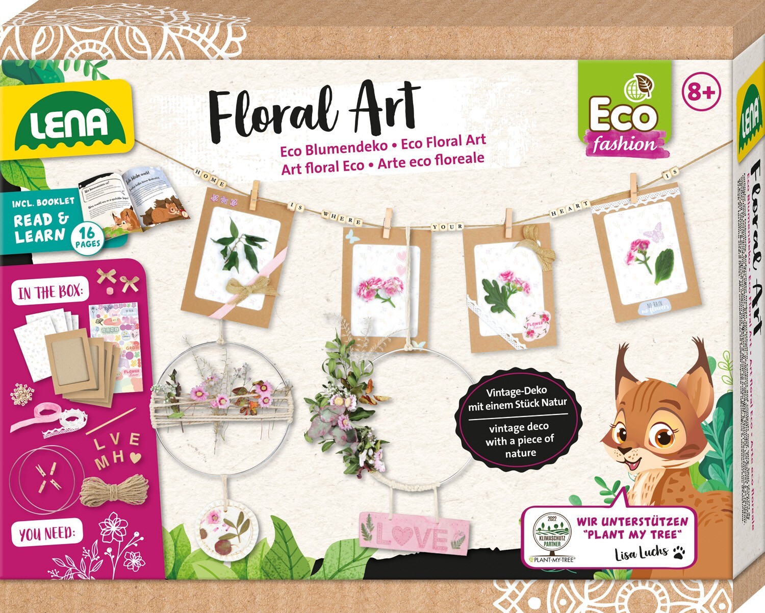 Cover: 4006942892600 | LENA® 42835 - Eco Floral Art, DIY Blumendeko-Bastelset | 42835 | 2022