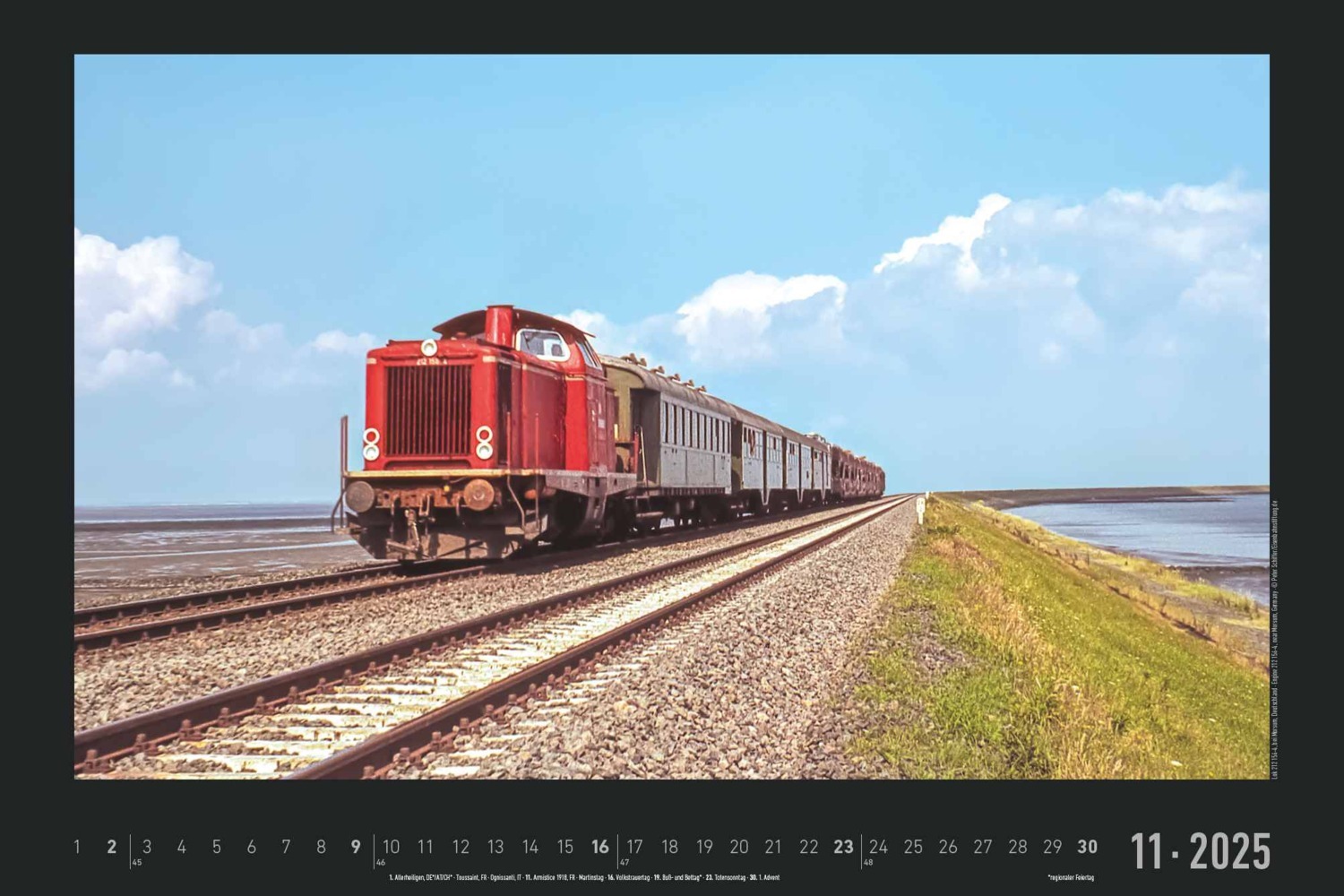 Bild: 4251732342203 | Alpha Edition - Eisenbahn-Nostalgie 2025 Bildkalender, 49,5x33cm,...