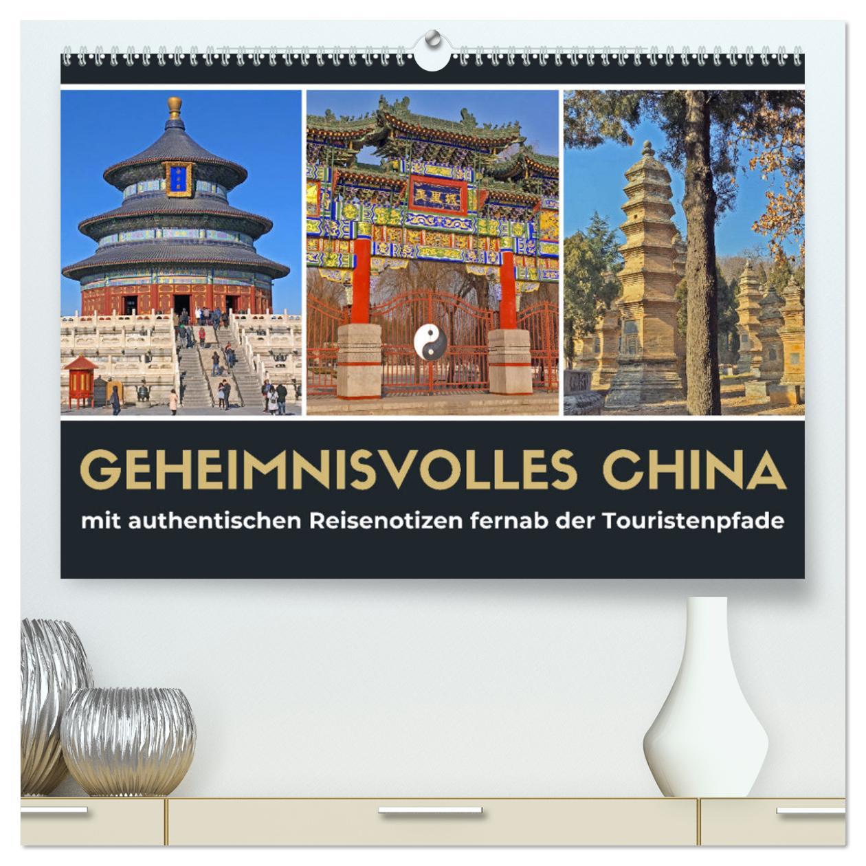 Cover: 9783435201013 | Geheimnisvolles China 2025 (hochwertiger Premium Wandkalender 2025...