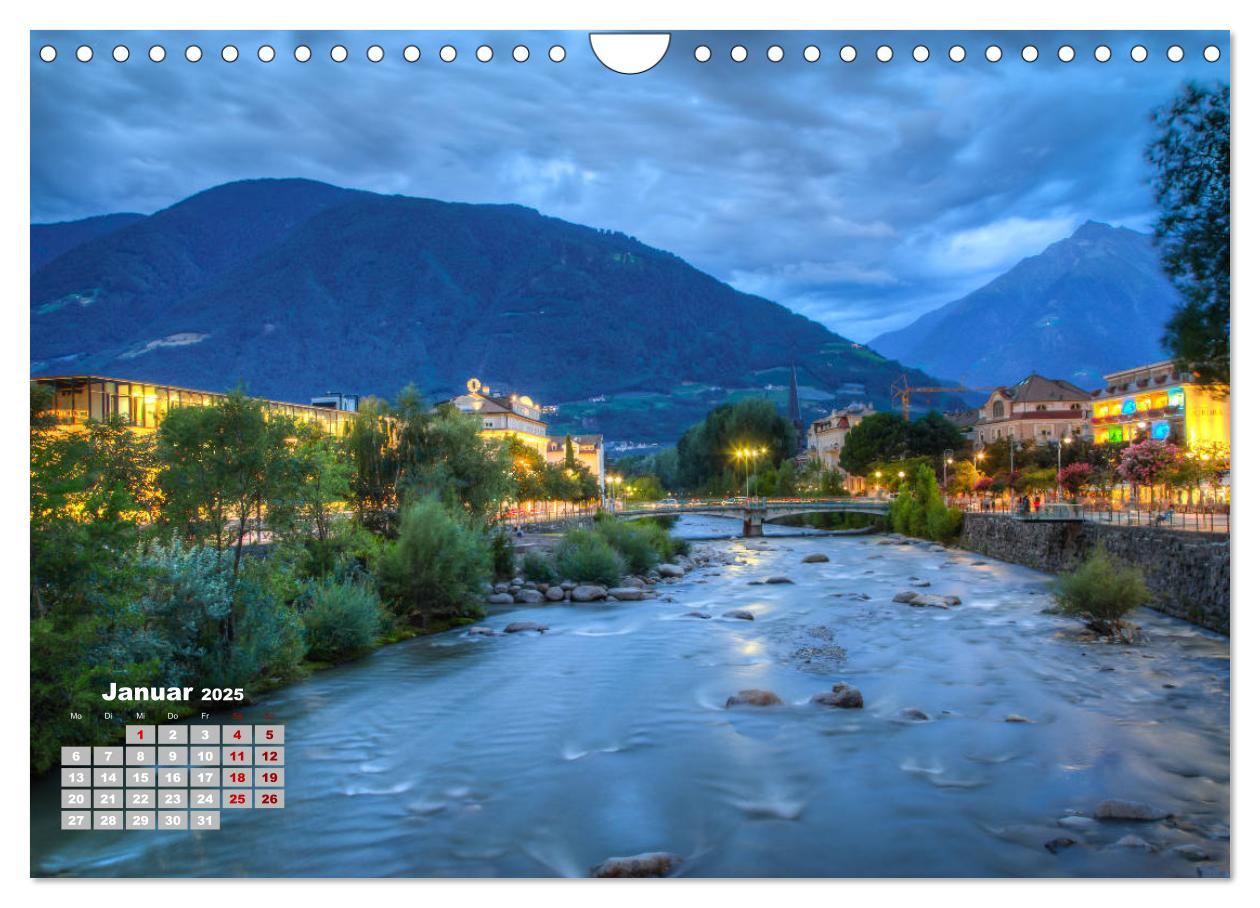 Bild: 9783435209804 | Meraner Land: alpin-mediterranes Lebensgefühl (Wandkalender 2025...