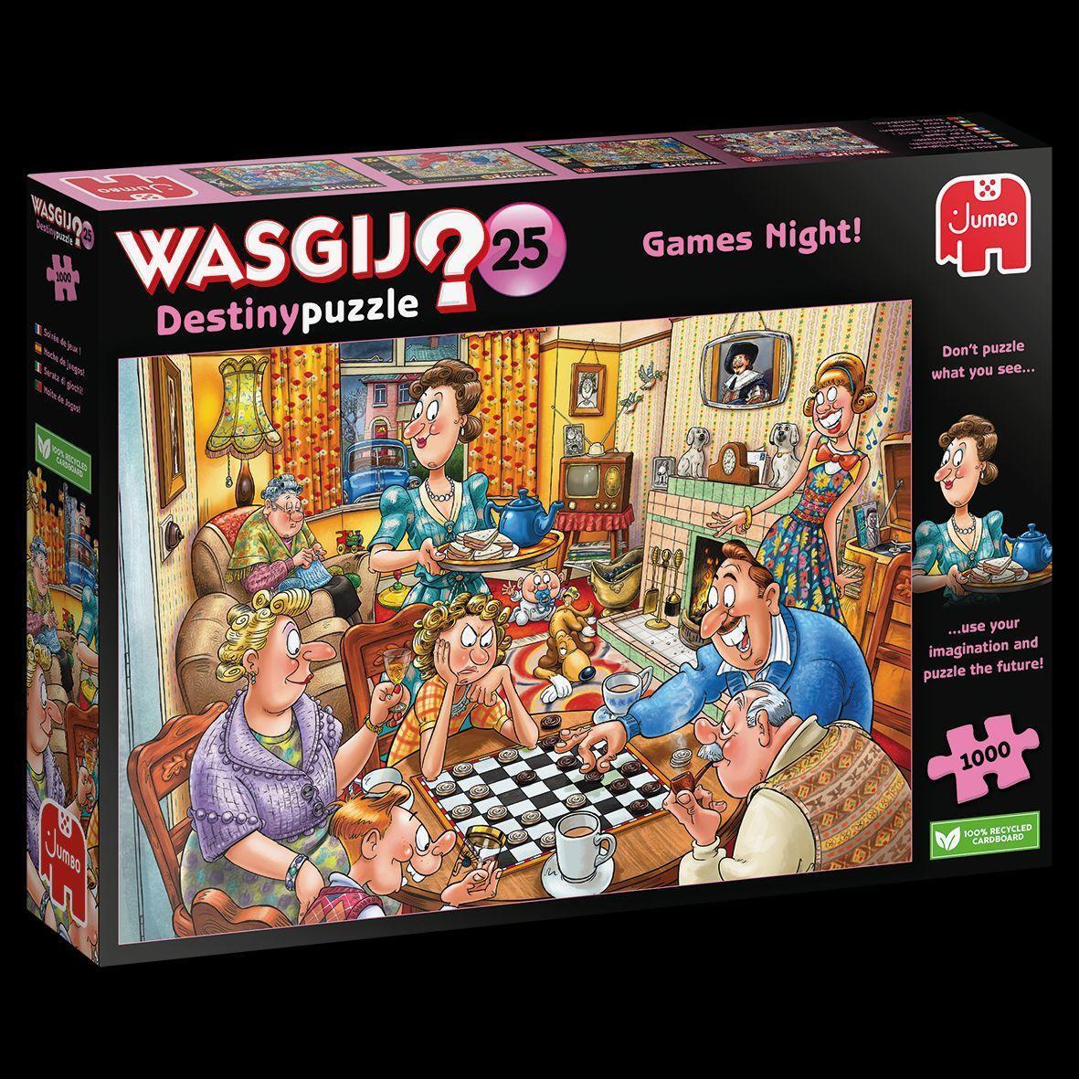 Cover: 8710126000151 | Wasgij Destiny 25 - Games Night - 1000 Teile | Spiel | 1110100015