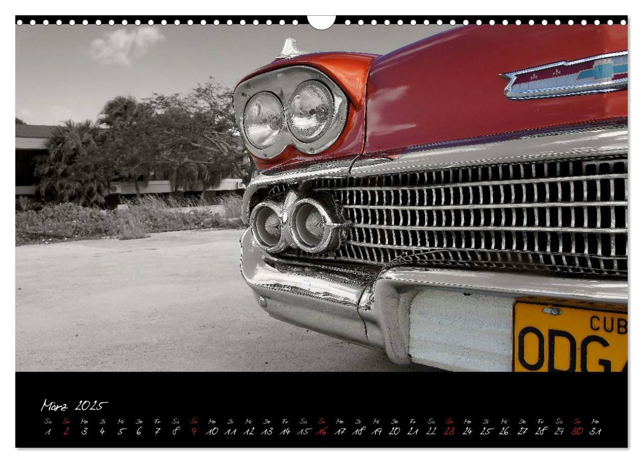 Bild: 9783435828630 | Kuba und die Oldtimer (Wandkalender 2025 DIN A3 quer), CALVENDO...