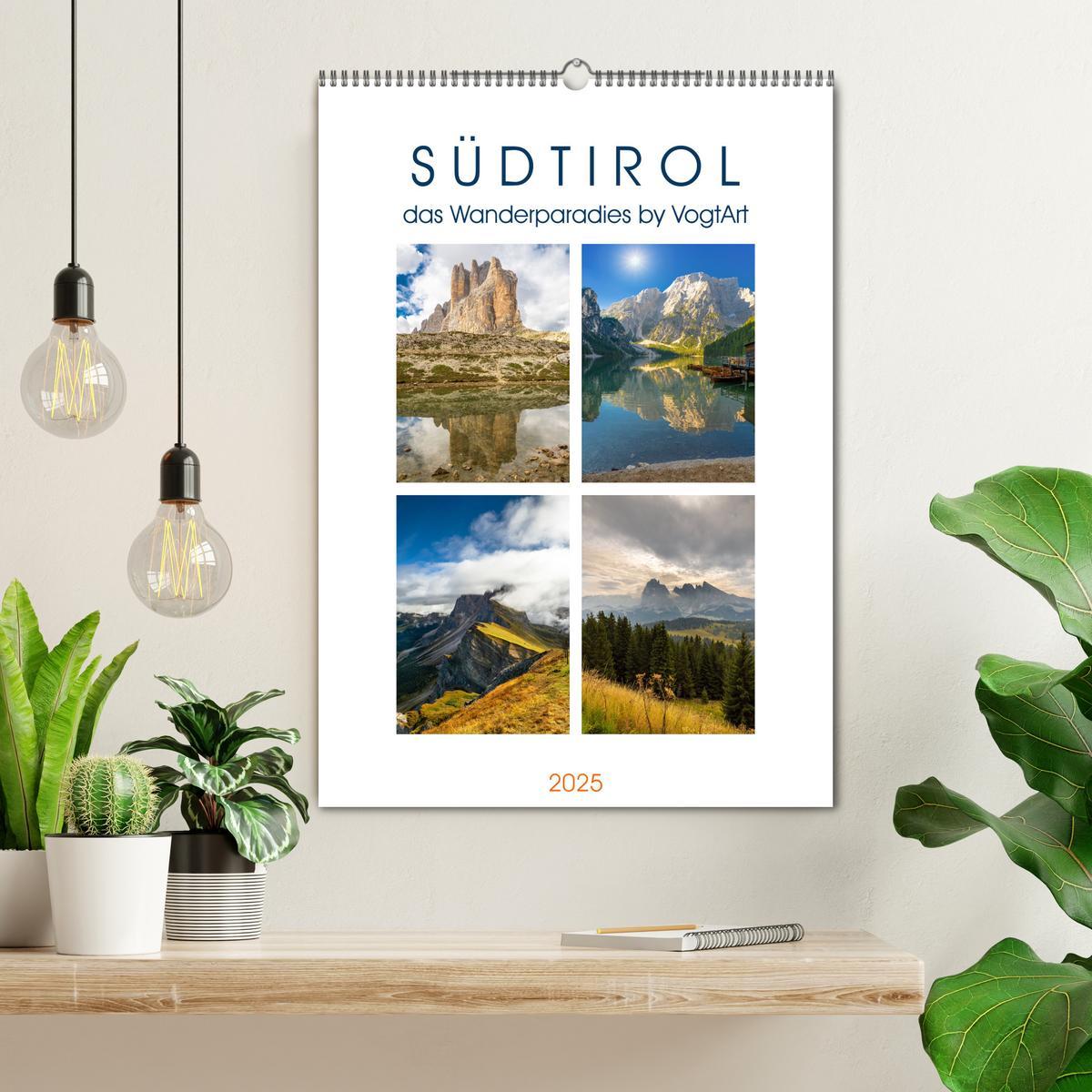 Bild: 9783435902804 | Südtirol, das Wanderparadies (Wandkalender 2025 DIN A2 hoch),...