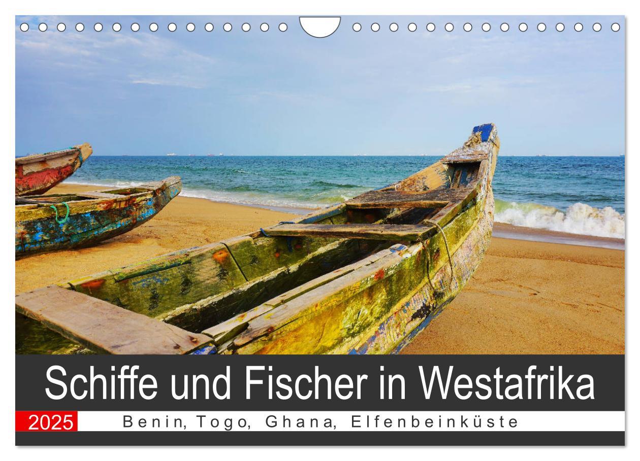 Cover: 9783435027804 | Schiffe und Fischer in Westafrika (Wandkalender 2025 DIN A4 quer),...