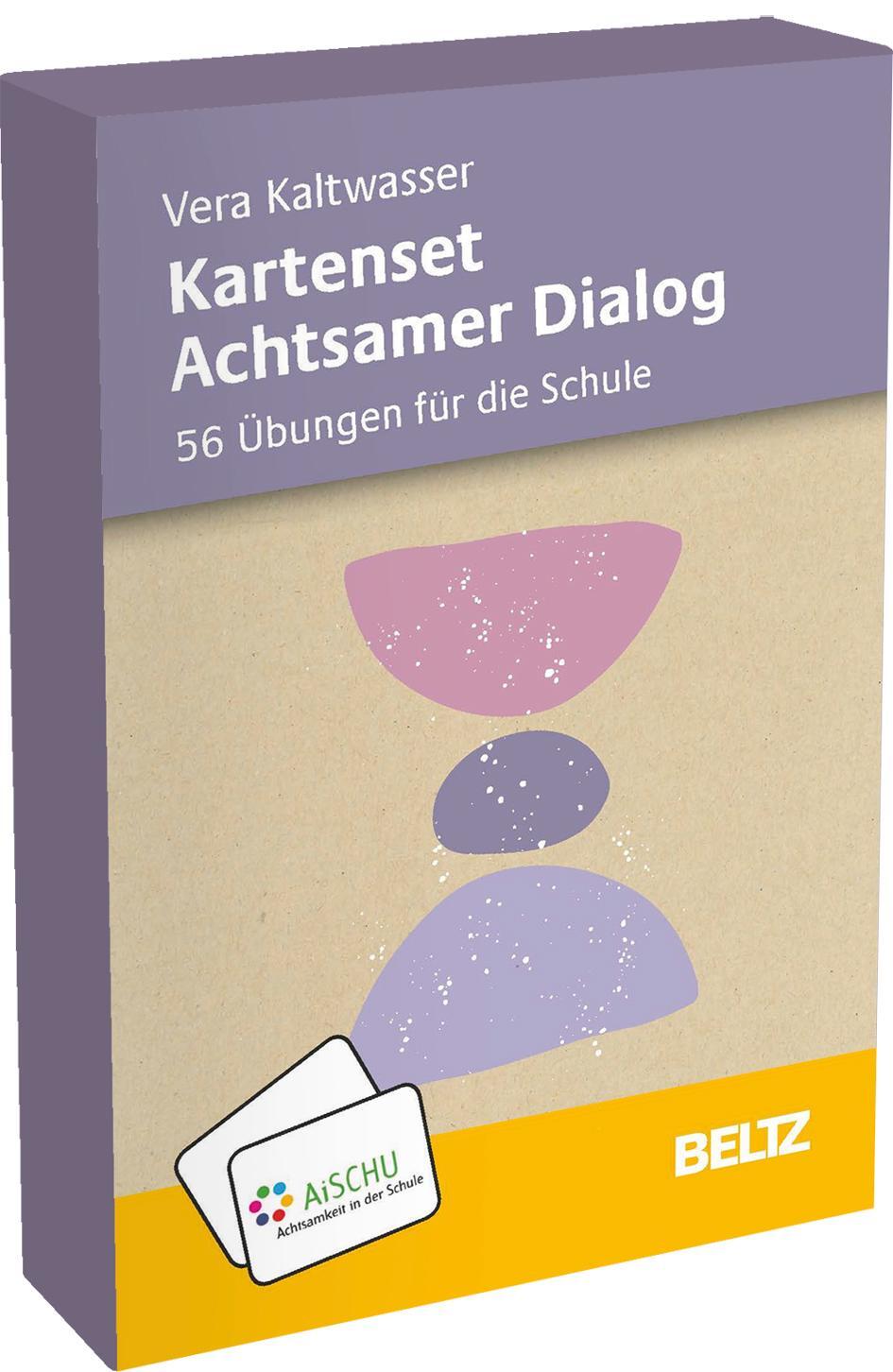 Cover: 4019172200558 | Kartenset Achtsamer Dialog | 56 Übungen für die Schule | Kaltwasser