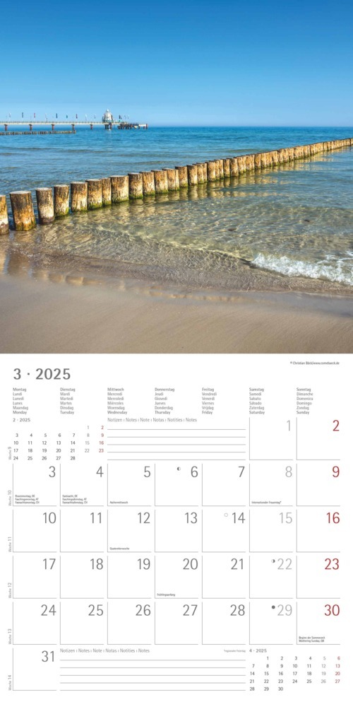 Bild: 4251732340889 | Alpha Edition - Seeblick 2025 Broschürenkalender, 30x30cm,...