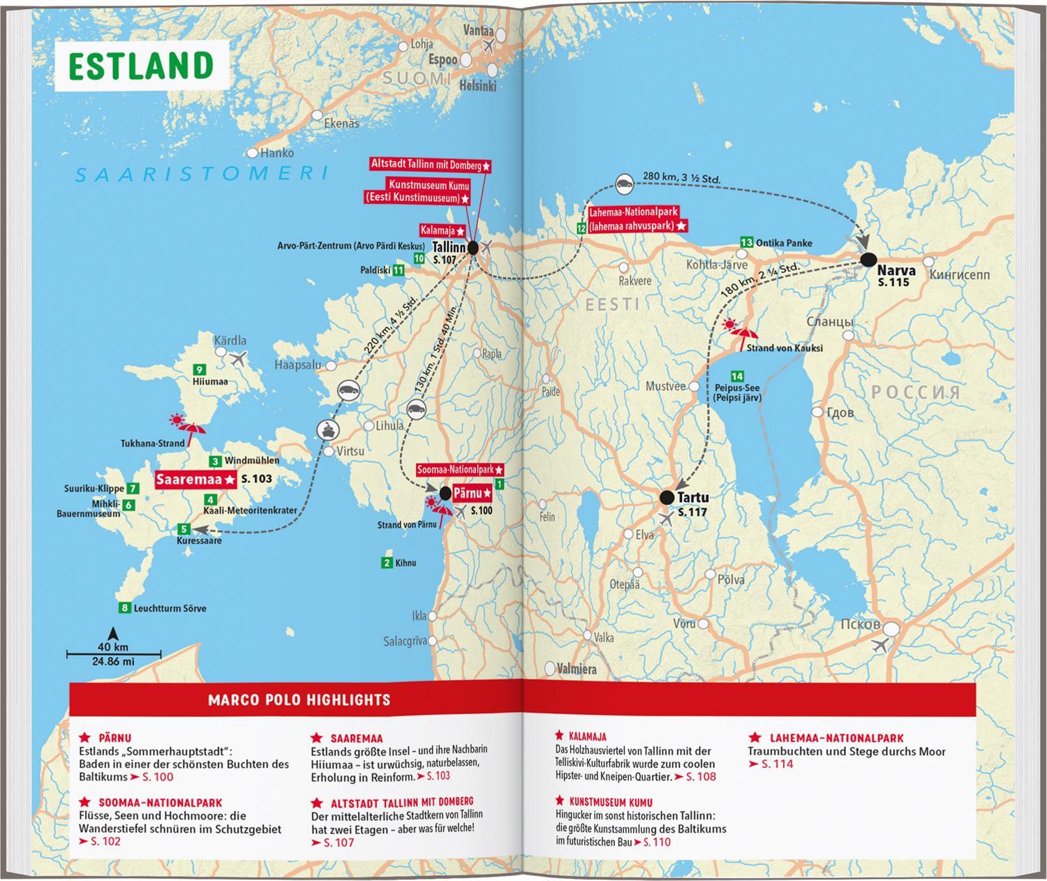 Bild: 9783829735216 | MARCO POLO Reiseführer Baltikum, Estland, Lettland, Litauen | Buch