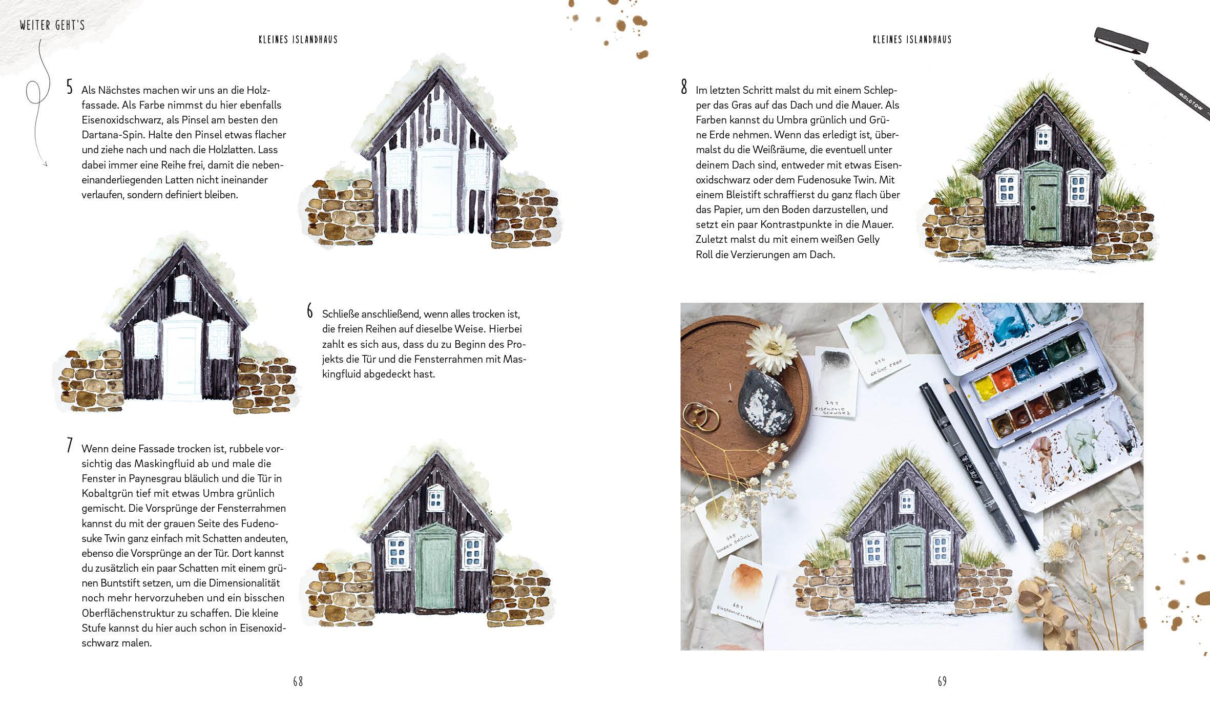 Bild: 9783745912968 | Sweet Home Watercolor | Isabella Stollwerk | Buch | 128 S. | Deutsch