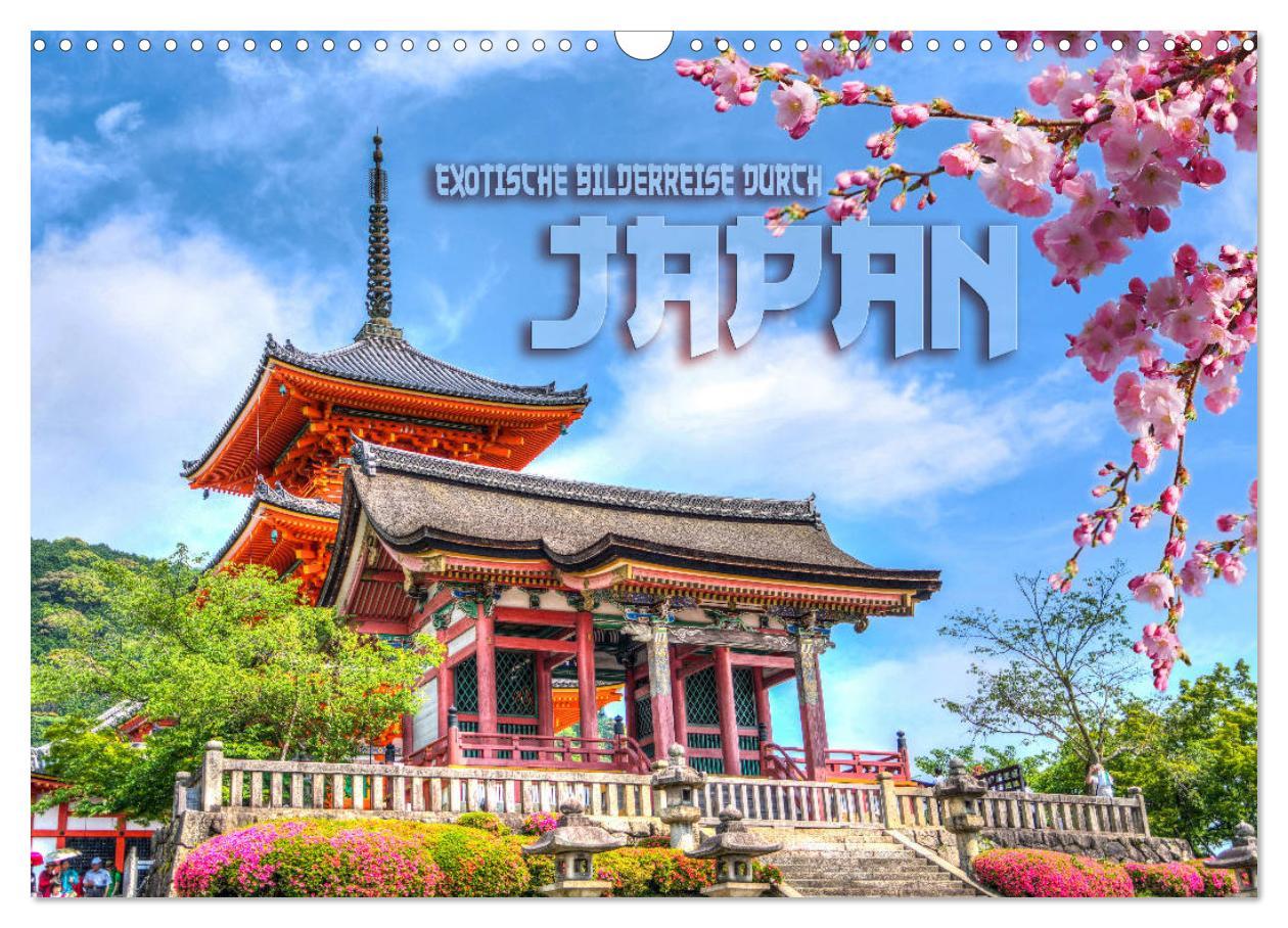 Cover: 9783435287604 | Exotische Bilderreise durch Japan (Wandkalender 2025 DIN A3 quer),...