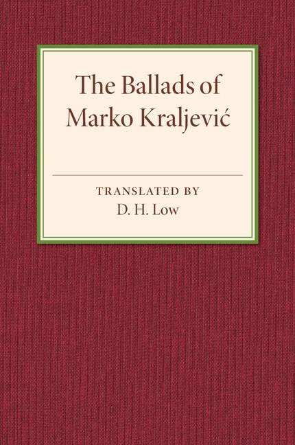 Cover: 9781107505421 | The Ballads of Marko Kraljevic | Taschenbuch | Paperback | Englisch