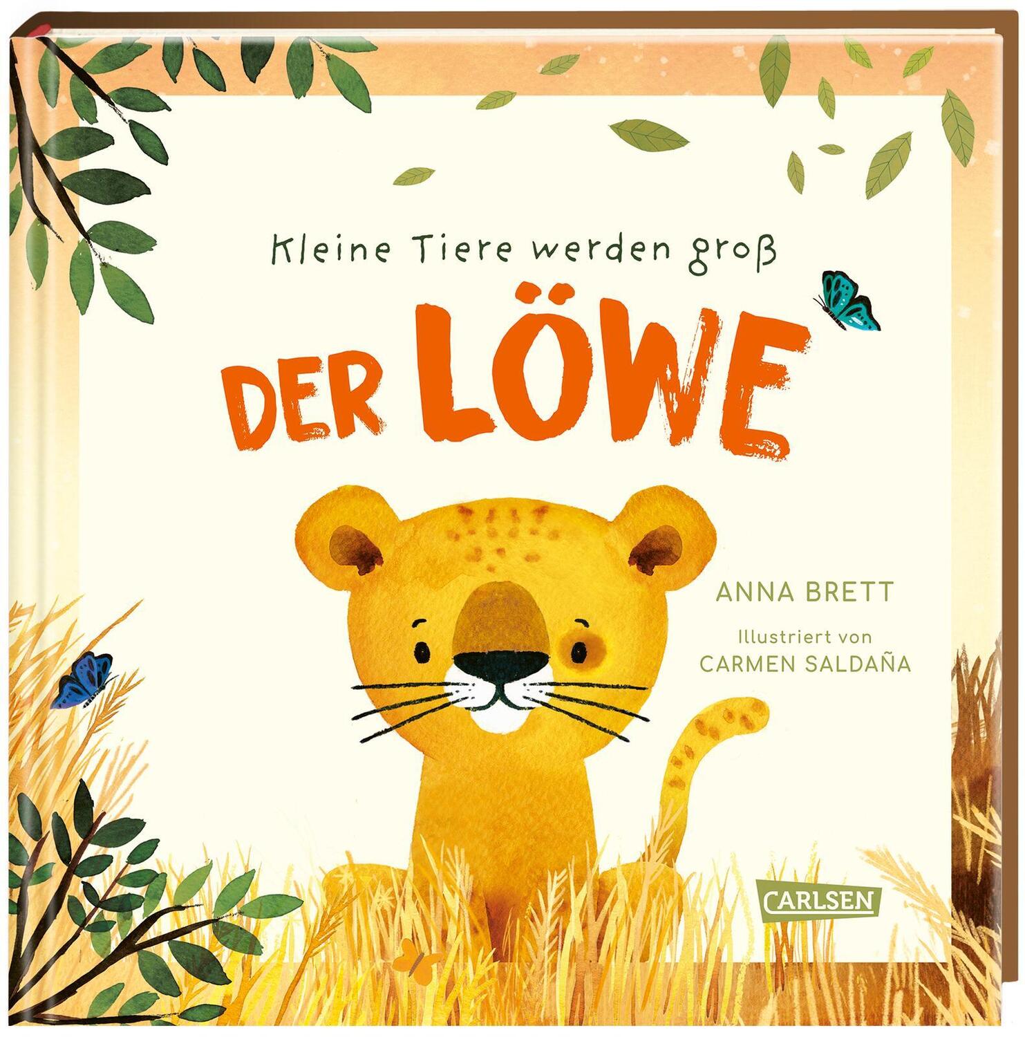 Cover: 9783551254986 | Kleine Tiere werden groß - Der Löwe | Anna Brett | Buch | 48 S. | 2023