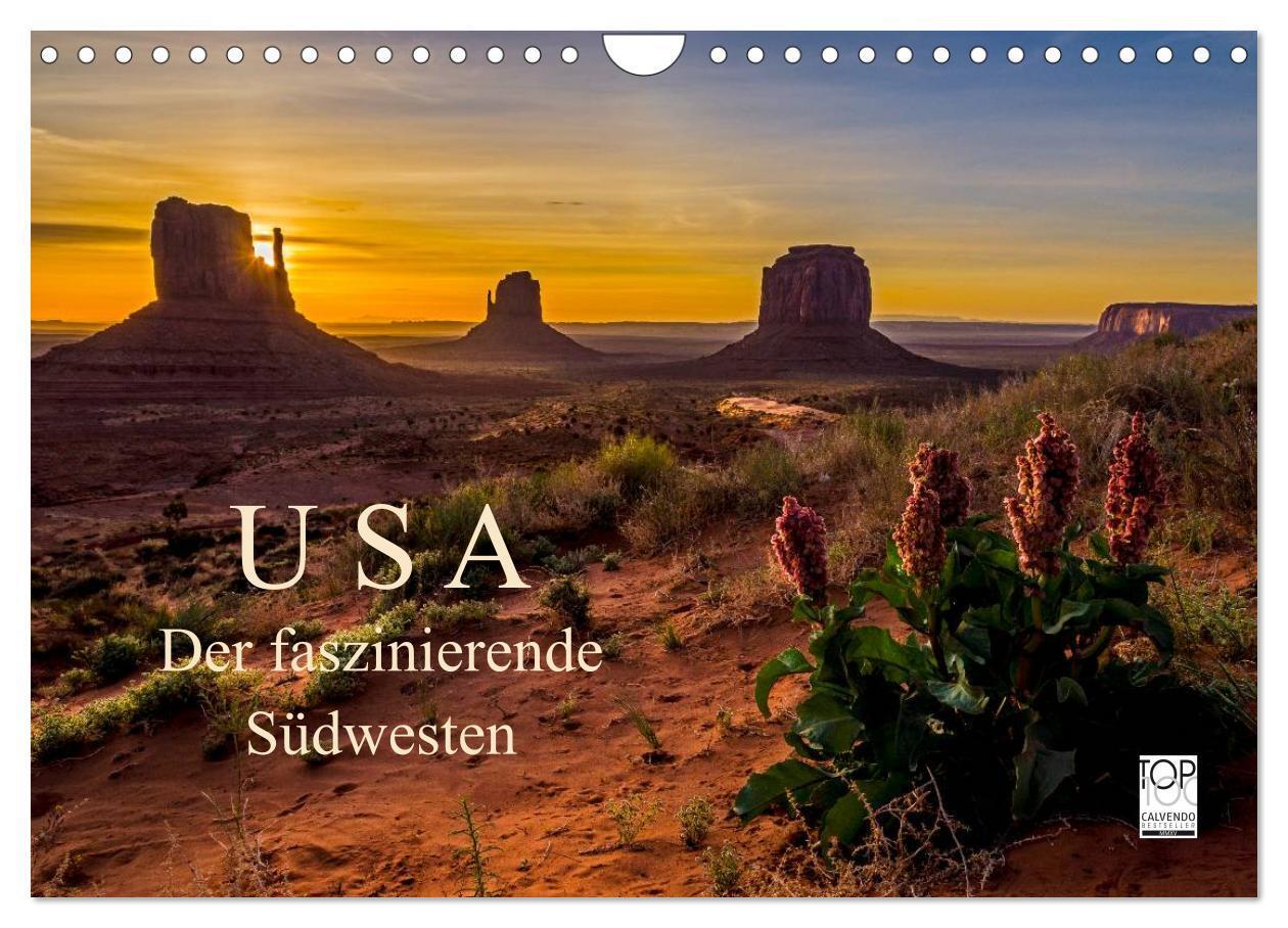 Cover: 9783435684182 | USA Der faszinierende Südwesten (Wandkalender 2025 DIN A4 quer),...