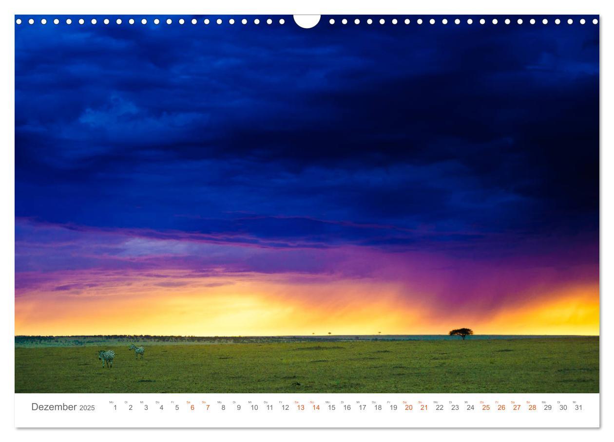 Bild: 9783435291960 | Safari Kenia (Wandkalender 2025 DIN A3 quer), CALVENDO Monatskalender