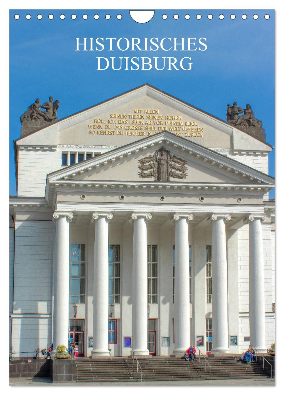 Cover: 9783435906581 | Historisches Duisburg (Wandkalender 2025 DIN A4 hoch), CALVENDO...