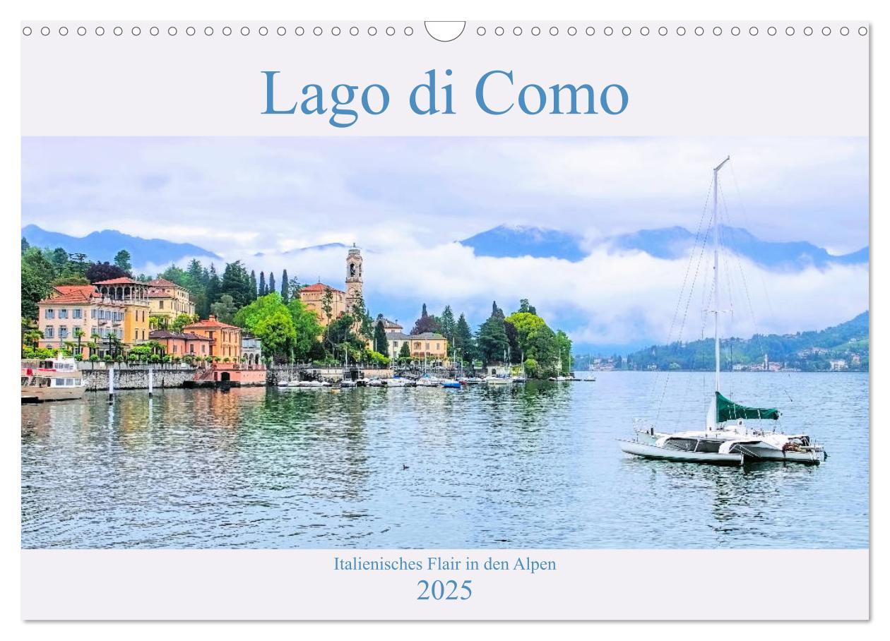 Cover: 9783435153428 | Lago di Como - Italienisches Flair in den Alpen (Wandkalender 2025...