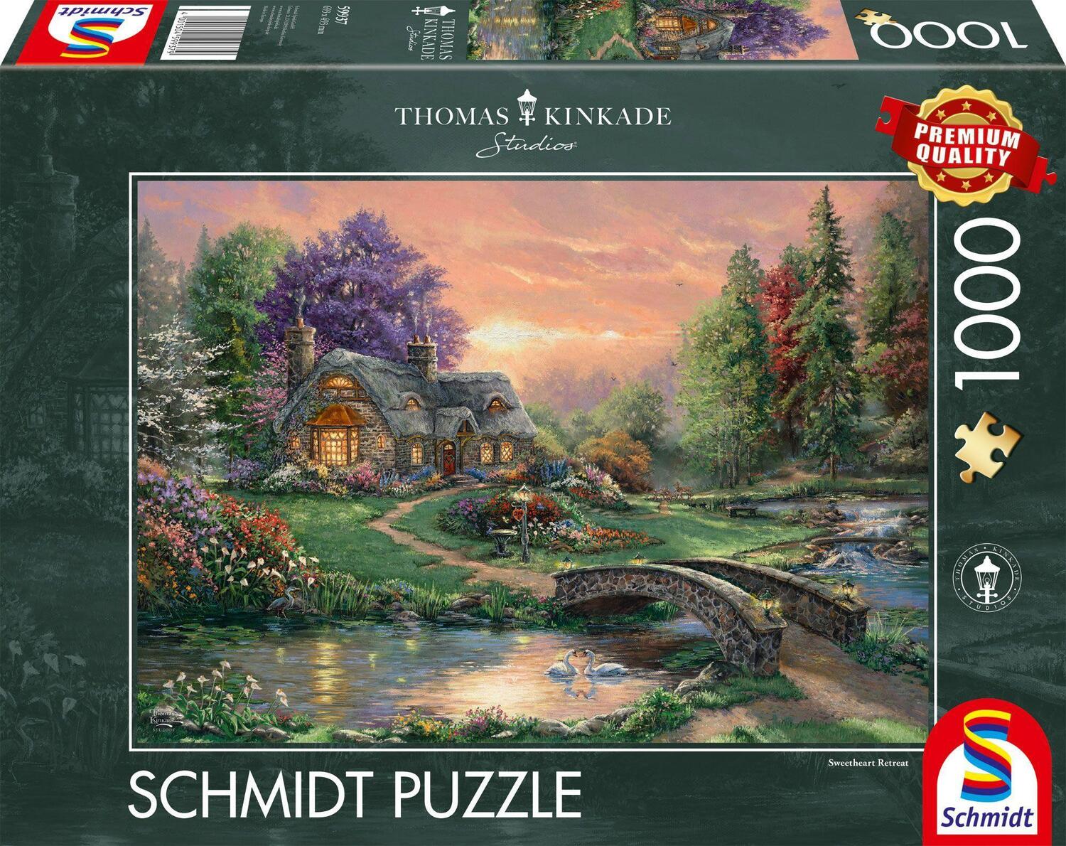 Cover: 4001504599379 | Sweetheart Retreat. Kinkade Collection 1.000 Teile | Erwachsenenpuzzle