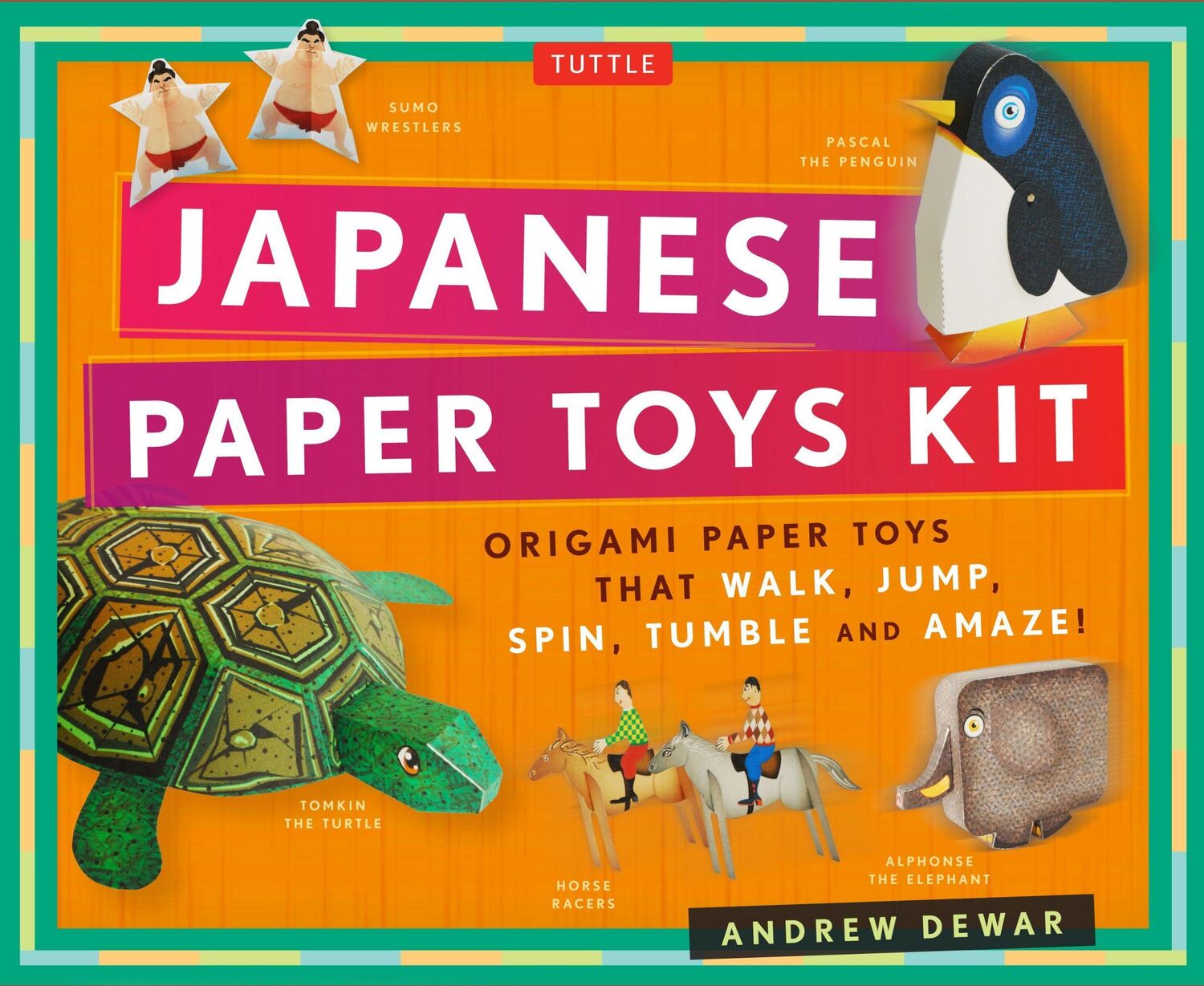 Cover: 9780804846325 | Japanese Paper Toys Kit | Andrew Dewar | Taschenbuch | Bundle | 2016