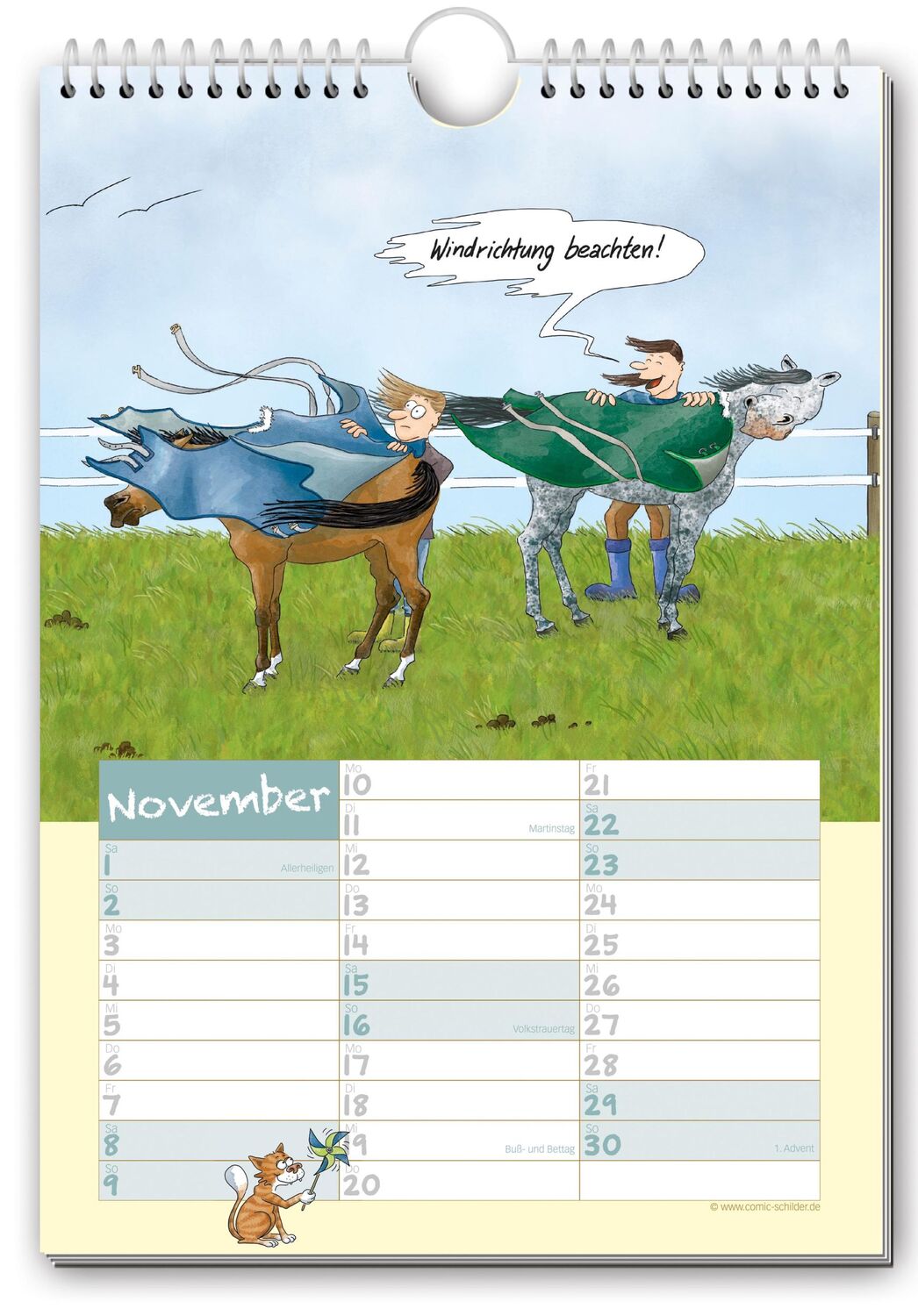 Bild: 9783982447759 | Geschichten vom Pferd 2025 | Comic-Kalender | Monica Karl | Kalender