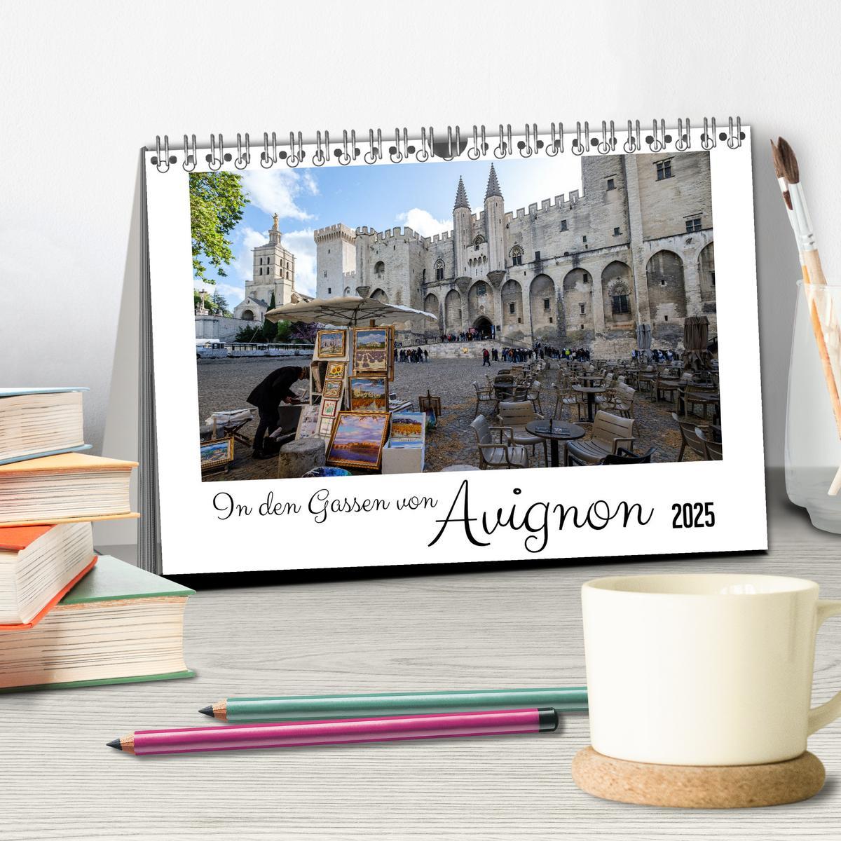 Bild: 9783457141625 | In den Gassen von Avignon (Tischkalender 2025 DIN A5 quer),...