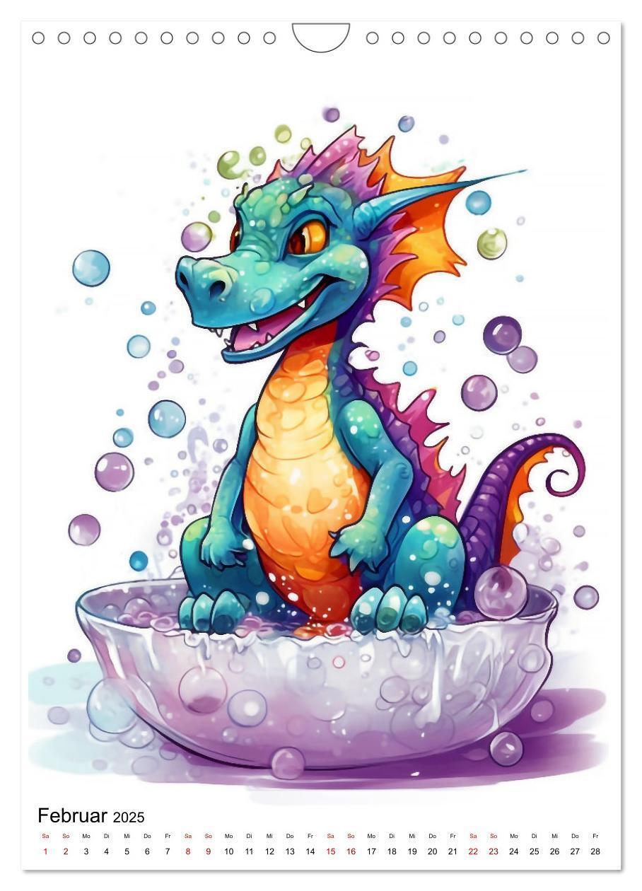 Bild: 9783435869343 | Drachen Kinder (Wandkalender 2025 DIN A4 hoch), CALVENDO...