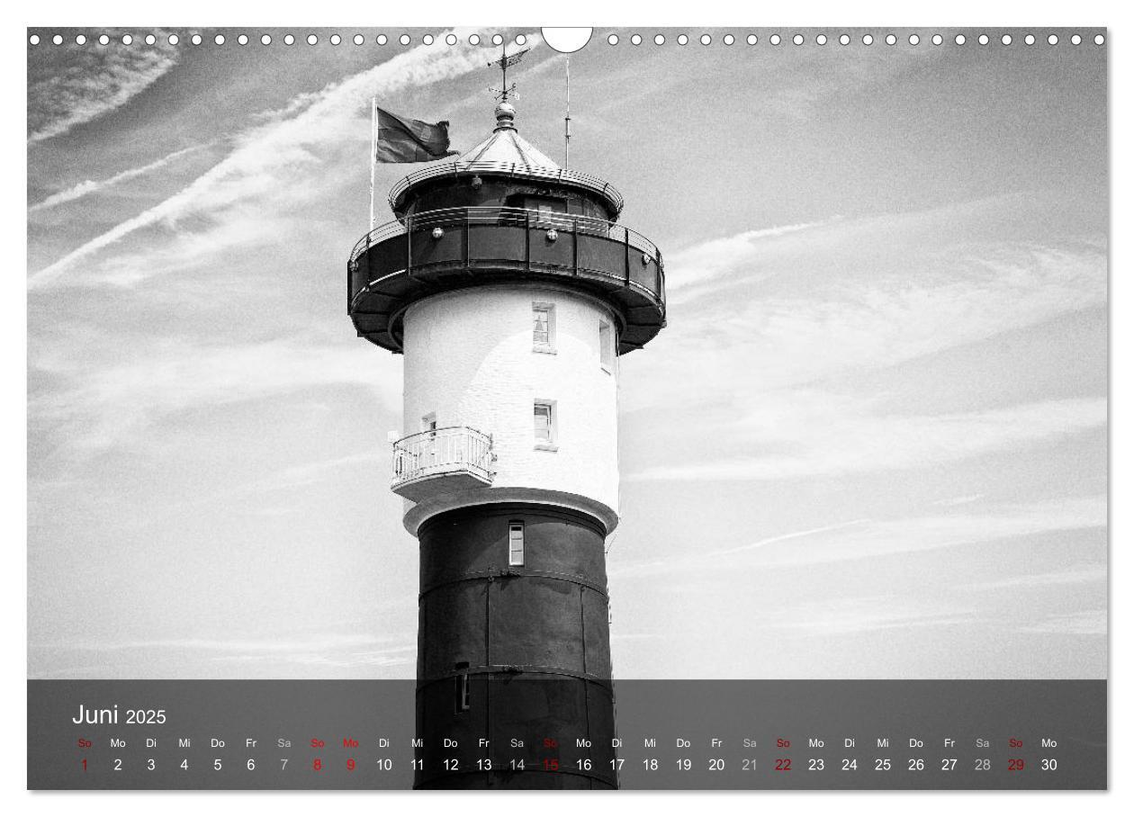 Bild: 9783435378678 | Wangerooge Noir (Wandkalender 2025 DIN A3 quer), CALVENDO...