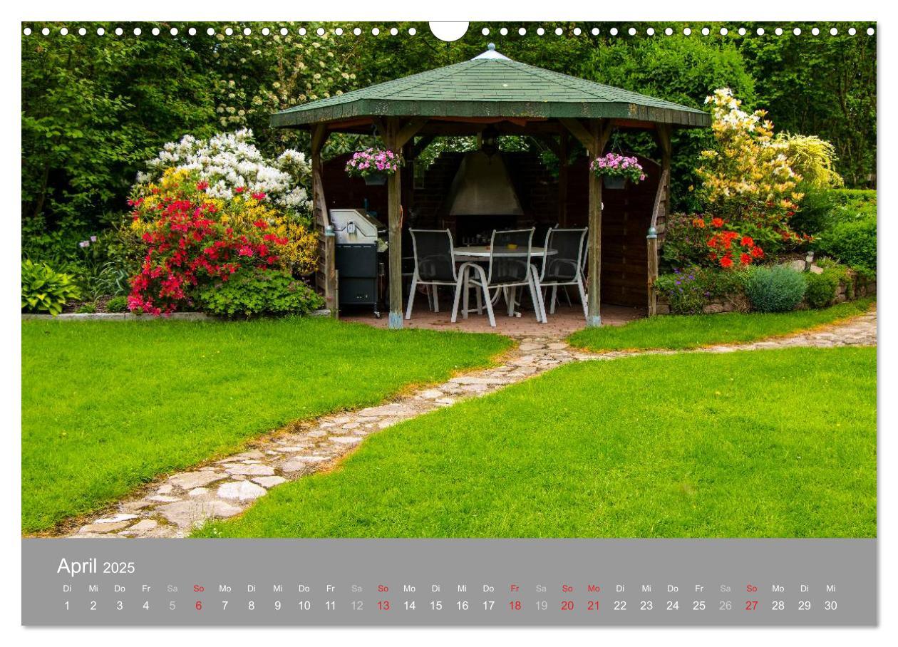 Bild: 9783435609215 | Romantische Garten-Paradiese (Wandkalender 2025 DIN A3 quer),...