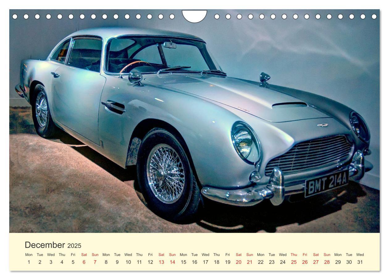 Bild: 9781325937387 | Iconic British Cars (Wall Calendar 2025 DIN A4 landscape), CALVENDO...