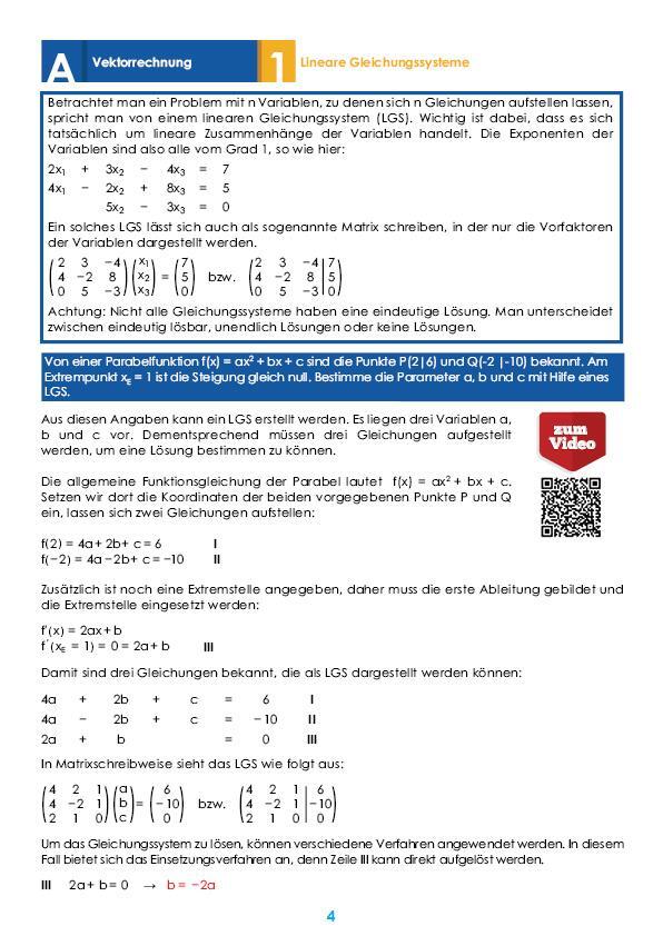 Bild: 9783946641131 | Mathematik Oberstufe Teil 3 - Vektorrechnung Abitur StrandMathe...