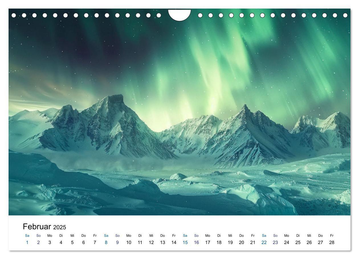 Bild: 9783383813634 | Aurora Borealis - Der Zauber der Nordlichter (Wandkalender 2025 DIN...