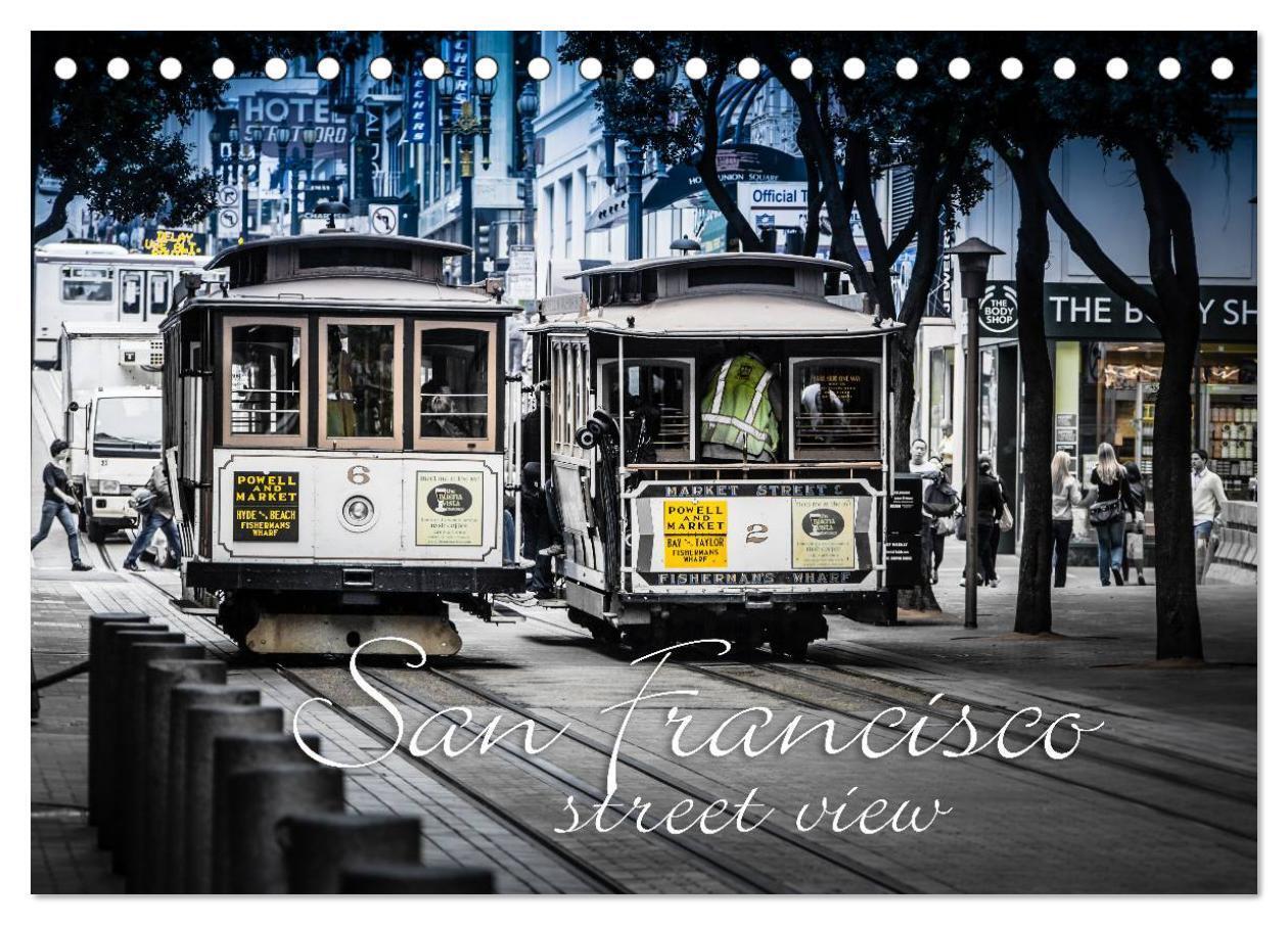 Cover: 9783435787234 | San Francisco - street view (Tischkalender 2025 DIN A5 quer),...