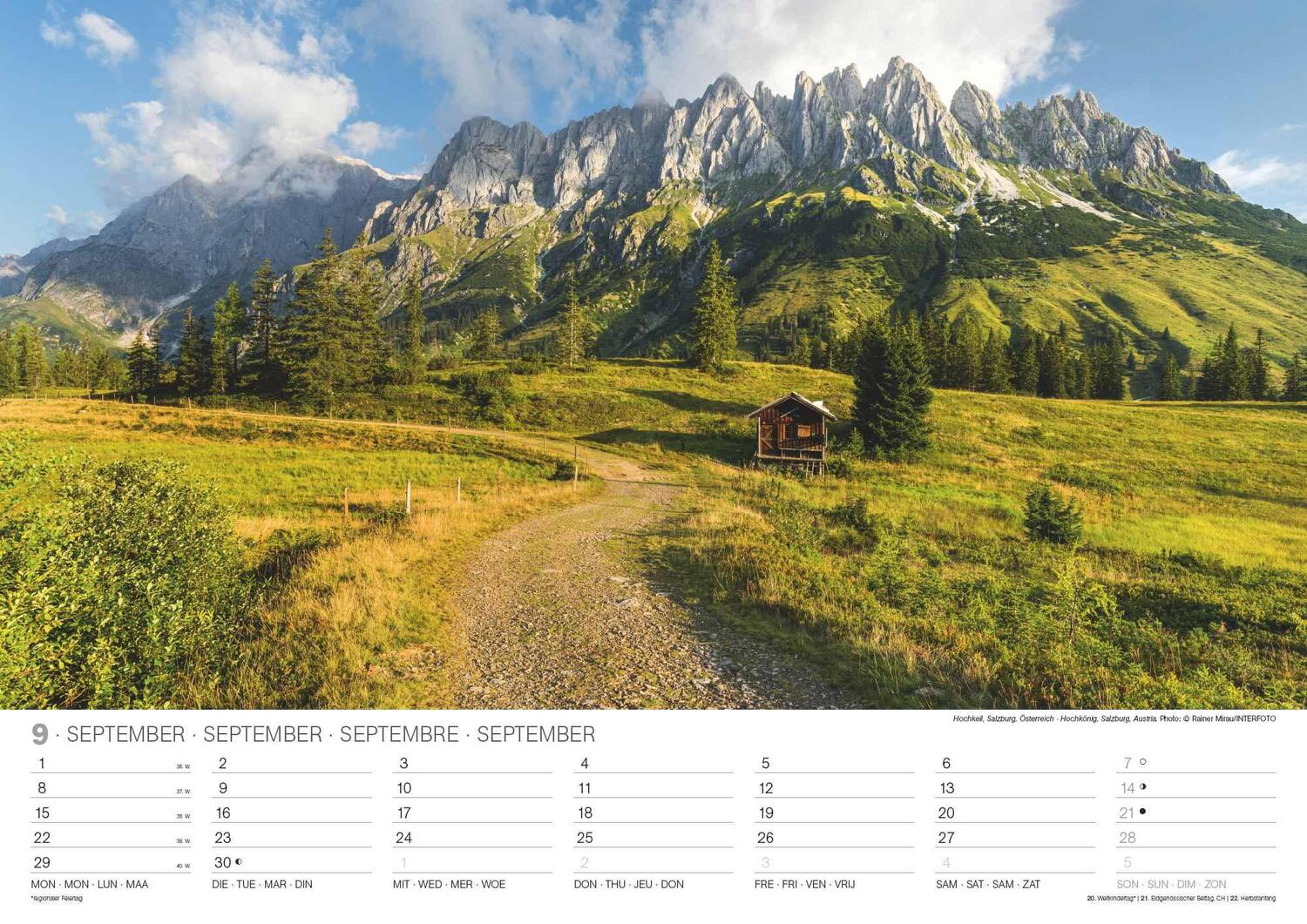 Bild: 4002725994288 | Malerische Wege 2025 - Wand-Kalender - 42x29,7 - Natur | Neumann