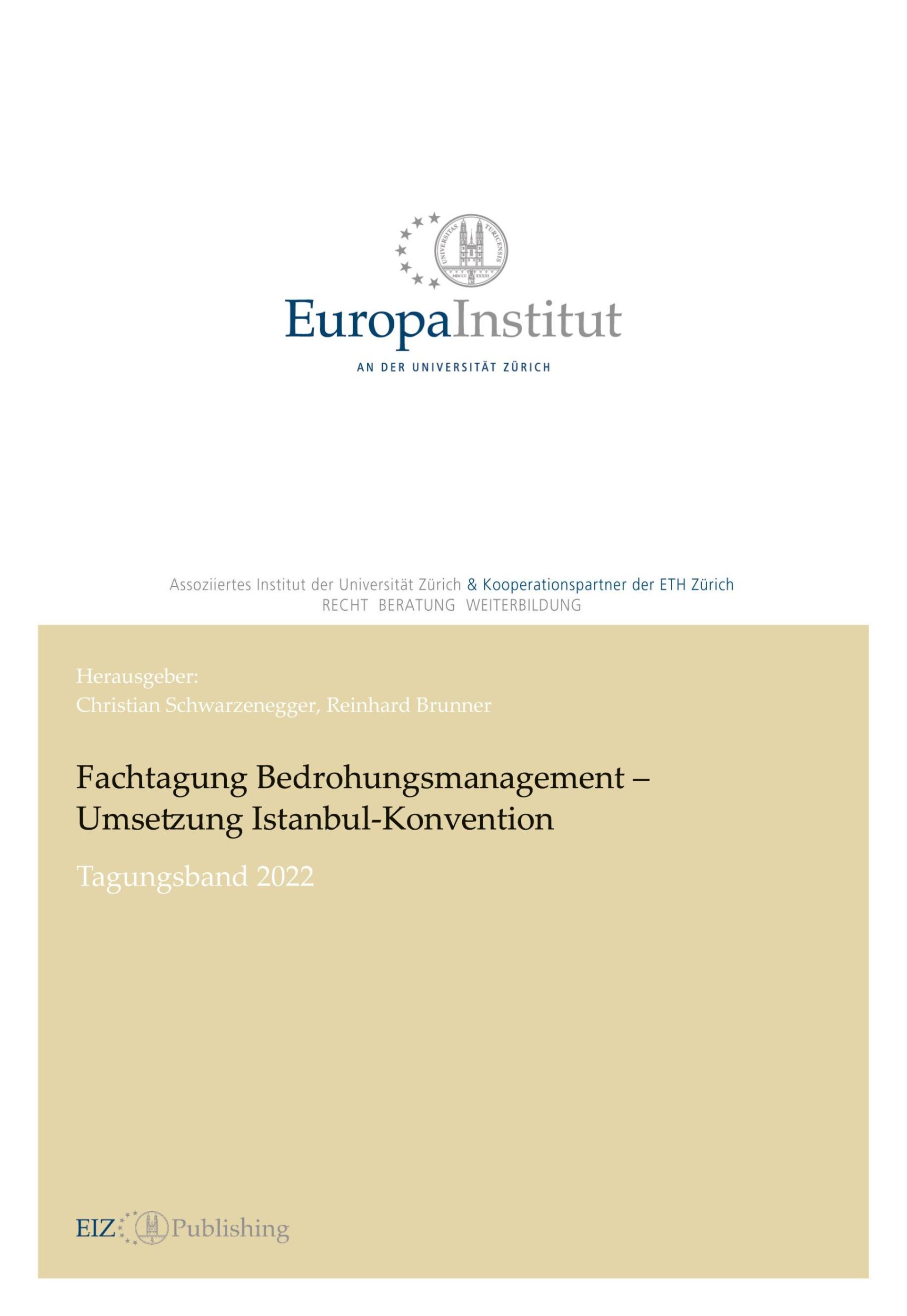 Cover: 9783038056126 | Fachtagung Bedrohungsmanagement - Umsetzung Istanbul-Konvention | Buch