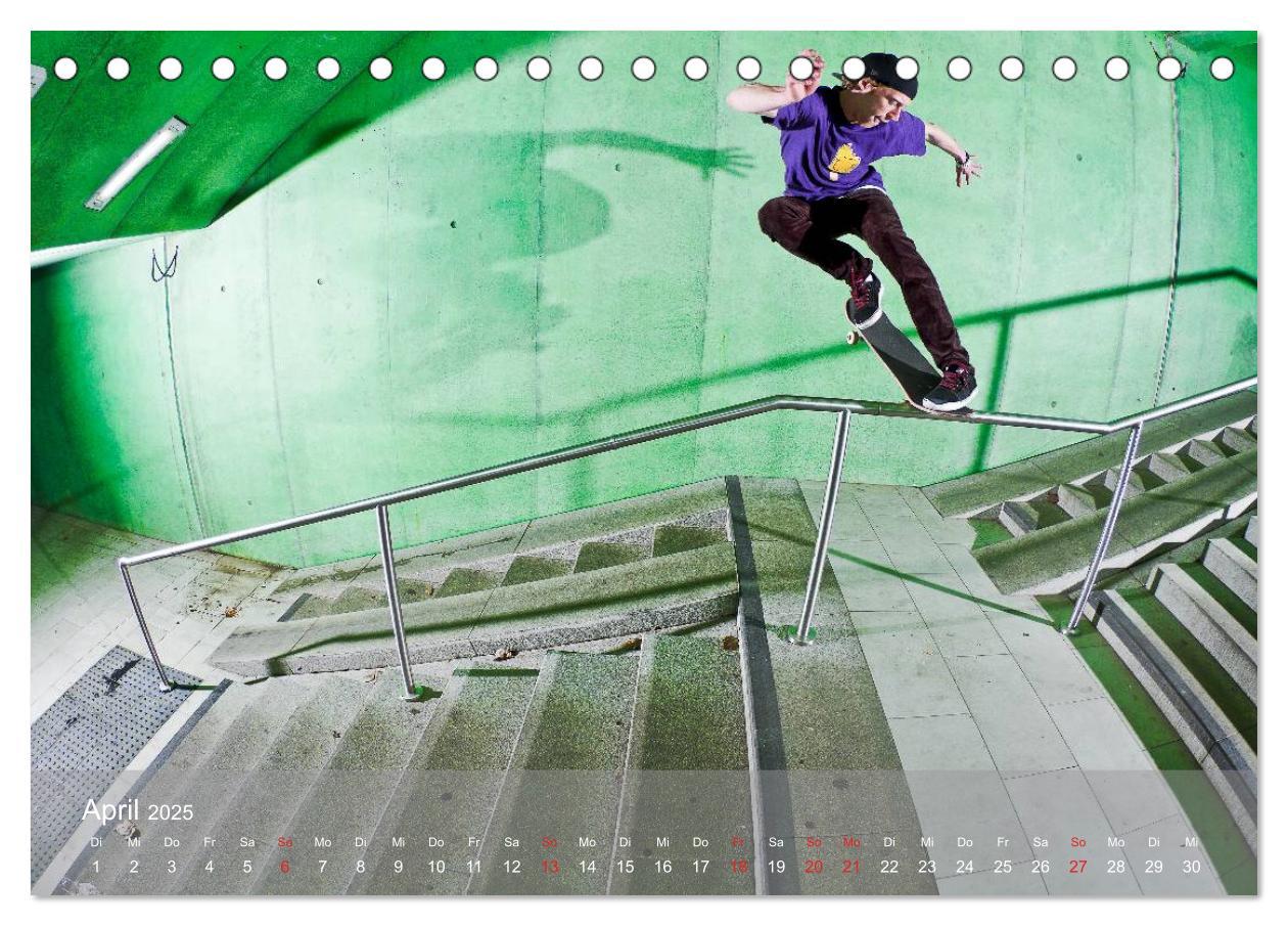 Bild: 9783435752386 | THIS IS SKATEBOARDING 2025 (Tischkalender 2025 DIN A5 quer),...