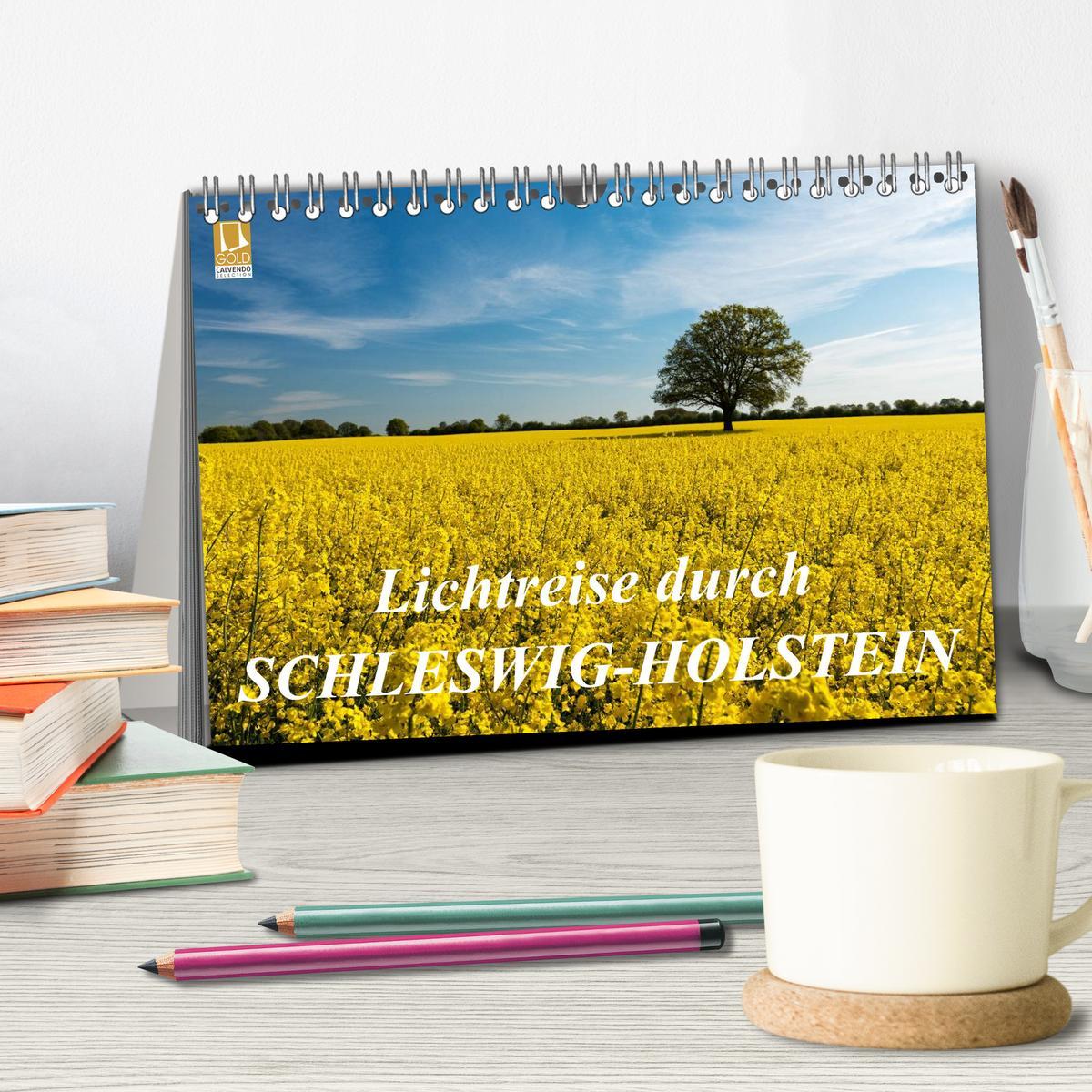 Bild: 9783435619450 | Lichtreise durch Schleswig-Holstein (Tischkalender 2025 DIN A5...