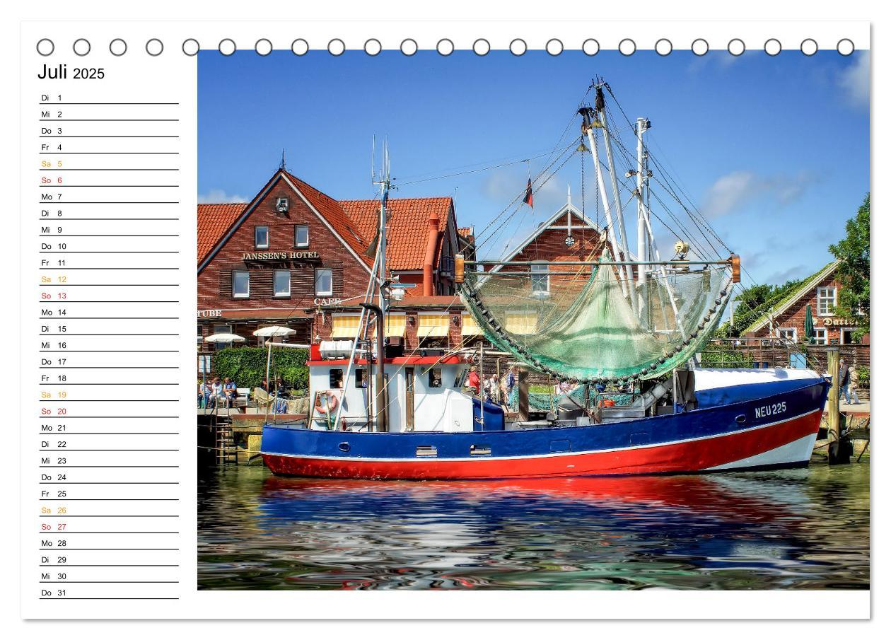 Bild: 9783457239681 | Ostfriesland - maritim pur (Tischkalender 2025 DIN A5 quer),...