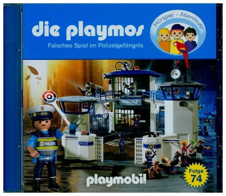 Cover: 4260229664346 | Die Playmos - Falsches Spiel im Polizeigefängnis. Folge.74, 1 Audio-CD