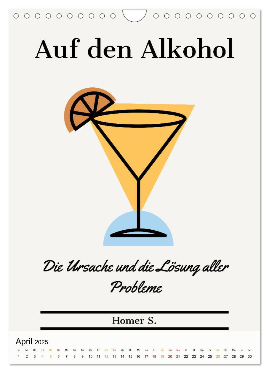 Bild: 9783435948307 | Dichter als Goethe - Der literarische Alkohol-Kalender...