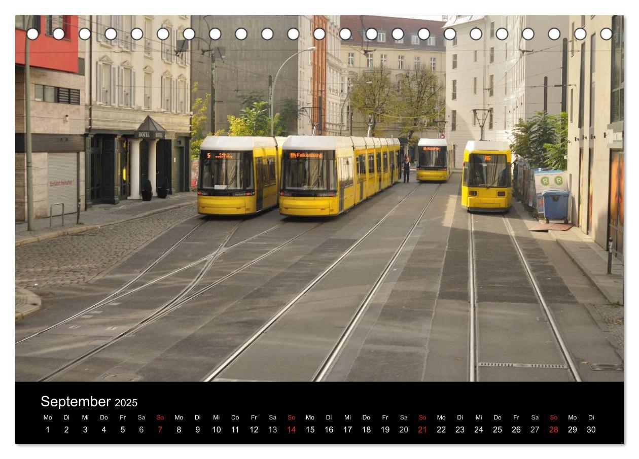 Bild: 9783435595099 | Auf Gleisen durch Berlin (Tischkalender 2025 DIN A5 quer), CALVENDO...