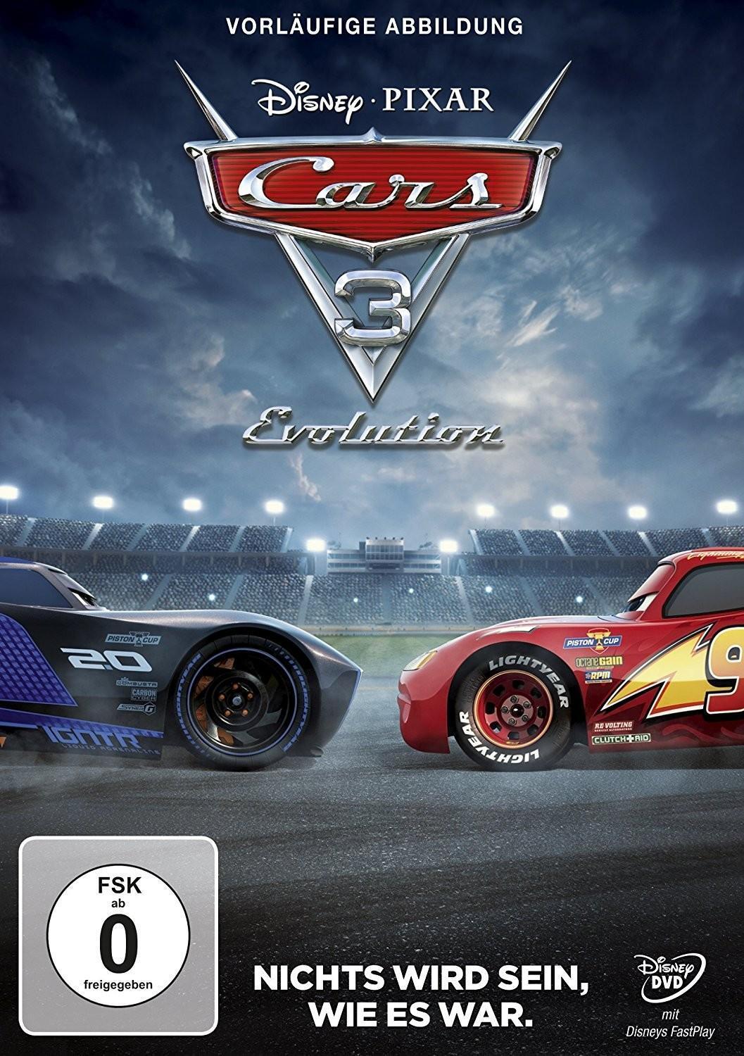 Cover: 8717418519919 | Cars 3: Evolution | Brian Fee (u. a.) | DVD | 98 Min. | Deutsch | 2017