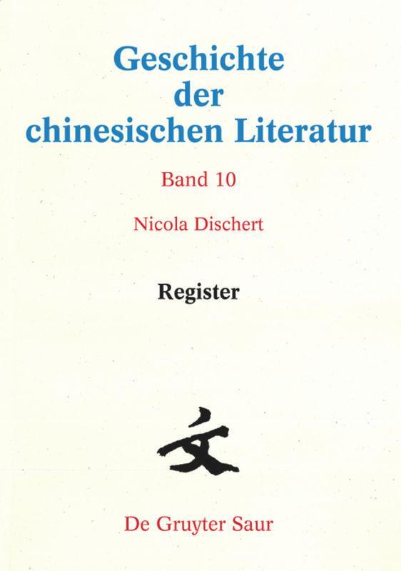 Cover: 9783598245497 | Register | Nicola Dischert | Buch | HC runder Rücken kaschiert | 2012