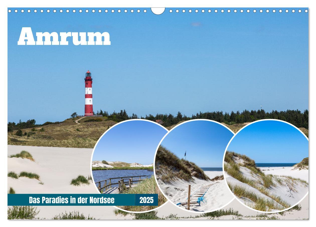 Cover: 9783383895906 | Amrum - Das Paradies in der Nordsee (Wandkalender 2025 DIN A3...